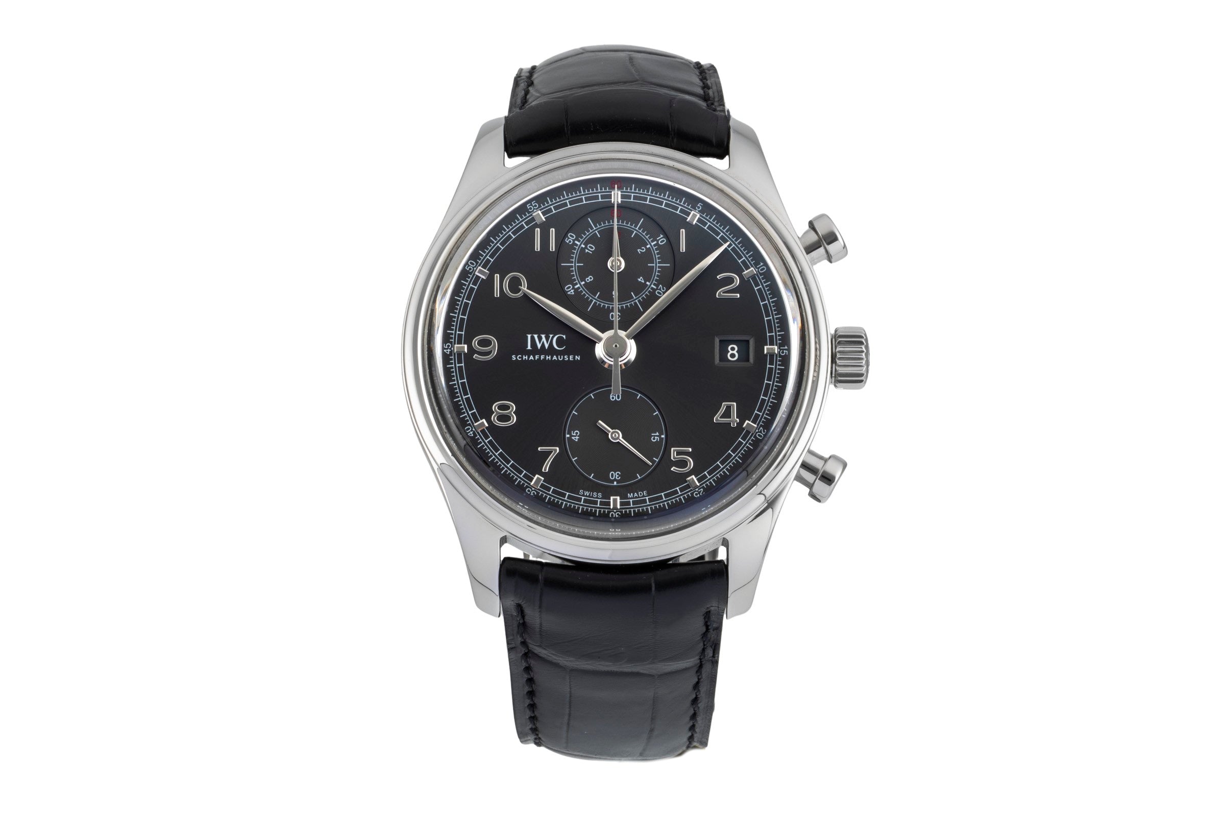 IWC Portugieser chronograph steel automatic men's watch IW390404  [2603355]