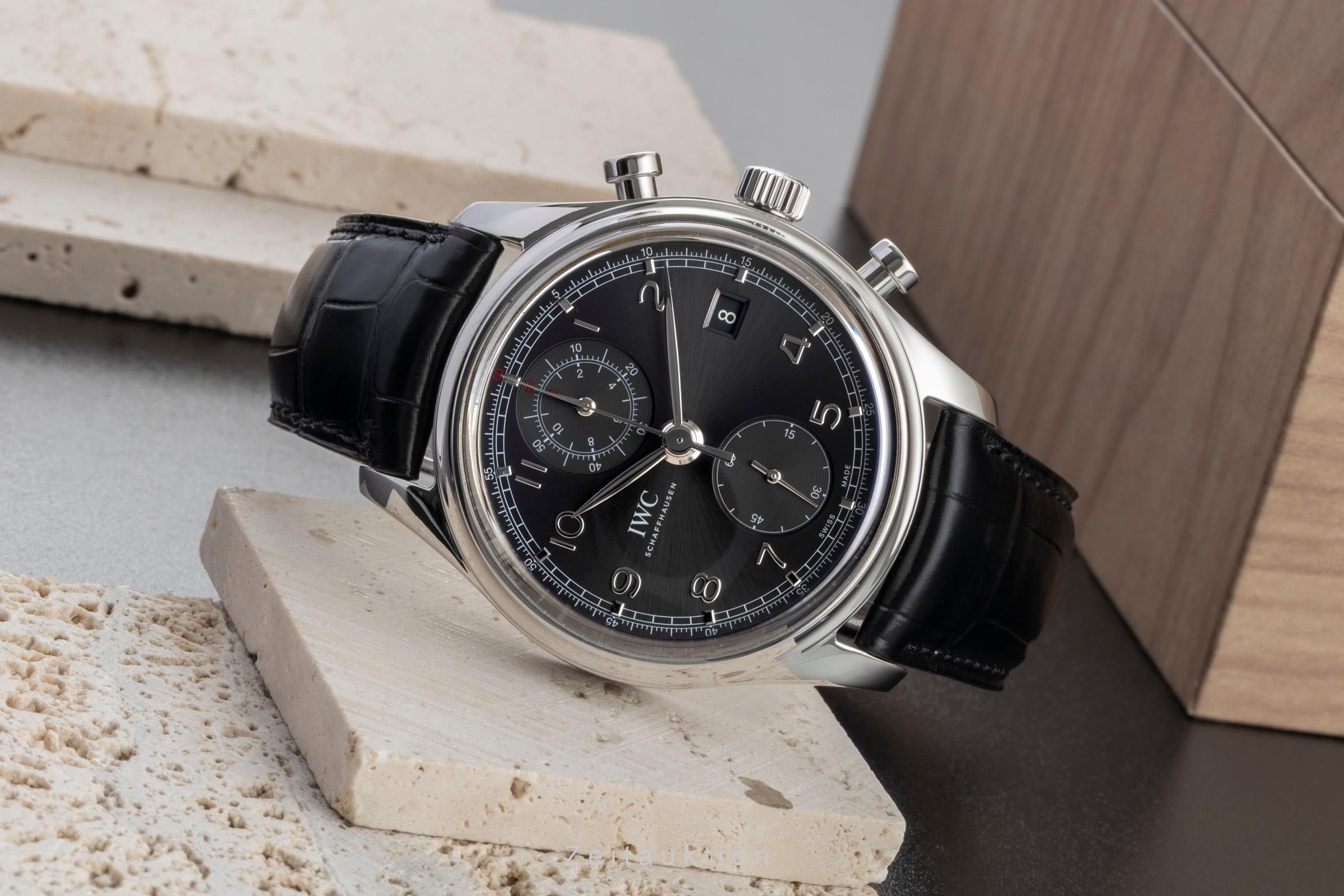 IWC Portugieser chronograph steel automatic men's watch IW390404  [2603355]