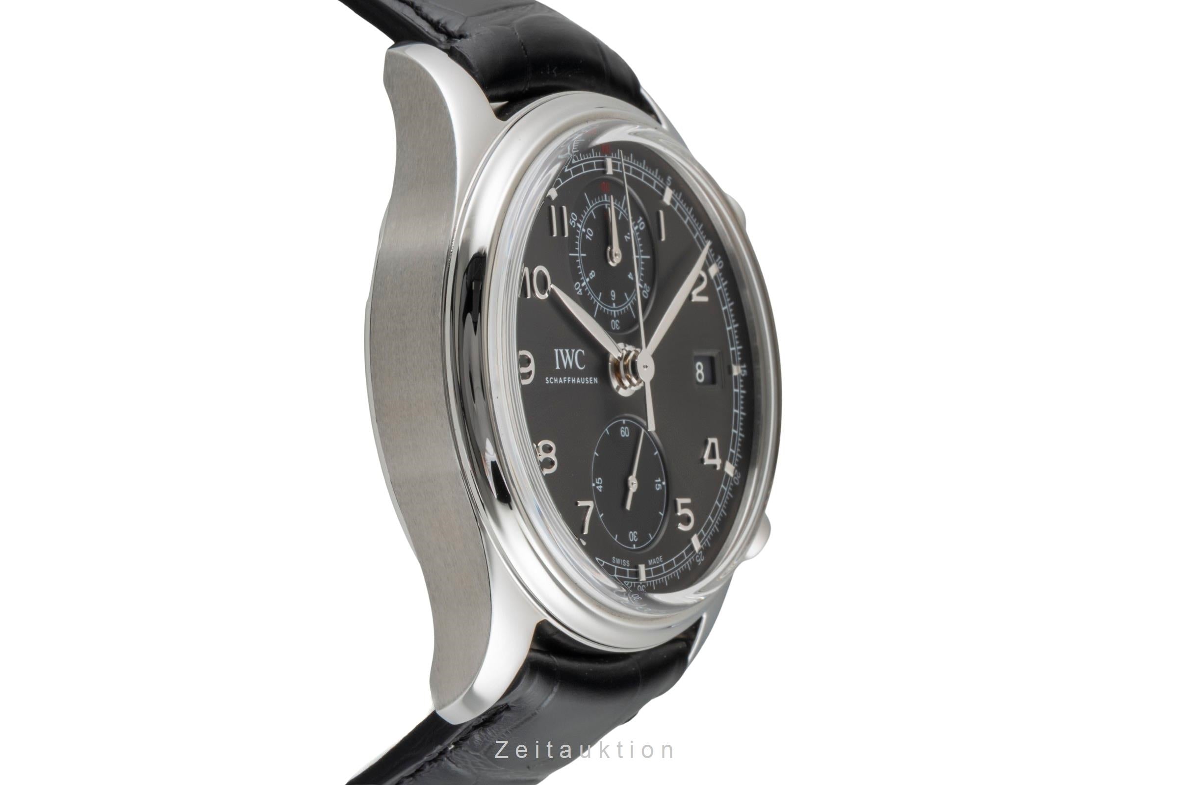 IWC Portugieser chronograph steel automatic men's watch IW390404  [2603355]