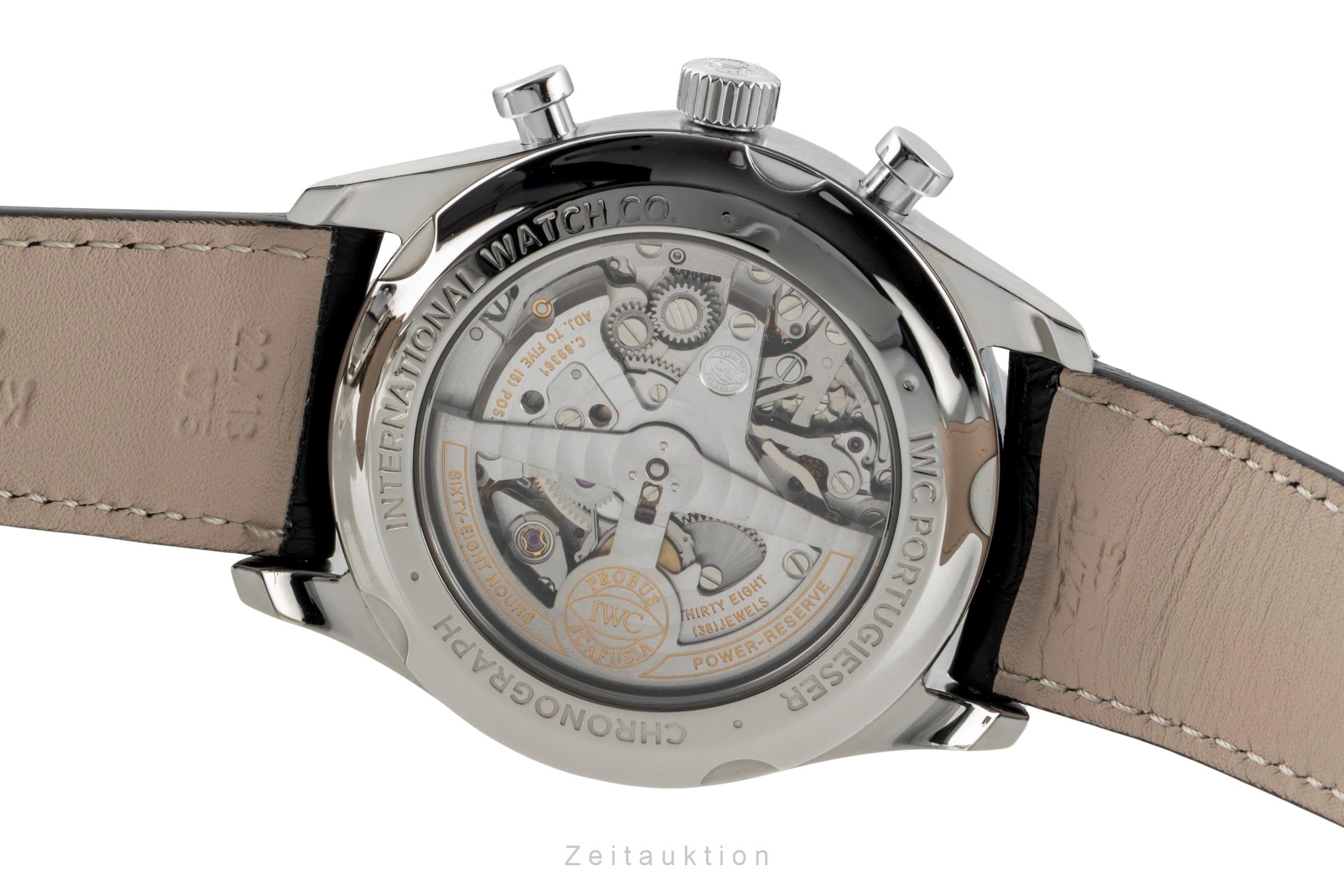 IWC Portugieser chronograph steel automatic men's watch IW390404  [2603355]