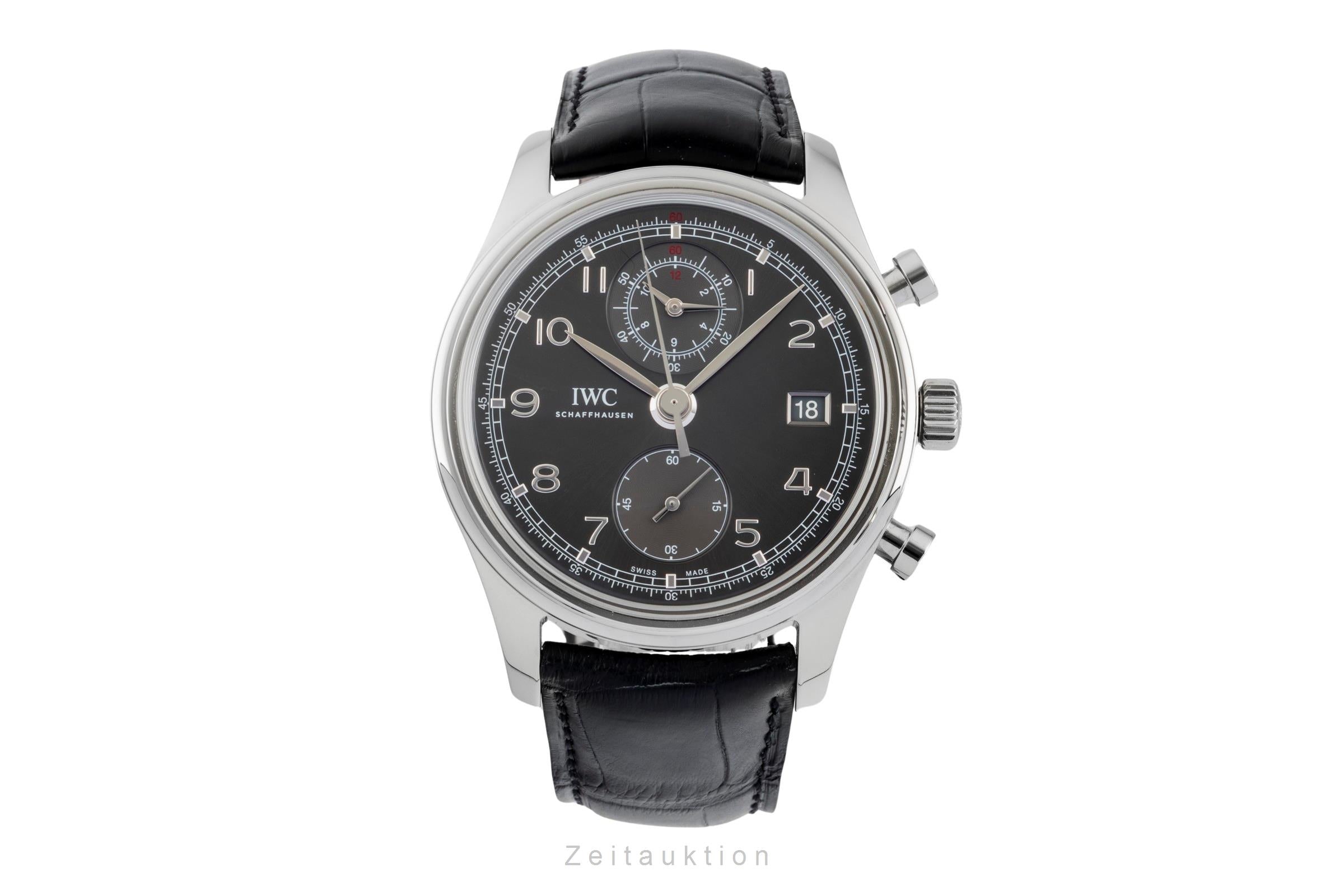 IWC Portugieser chronograph steel automatic men's watch IW390404  [2603356]