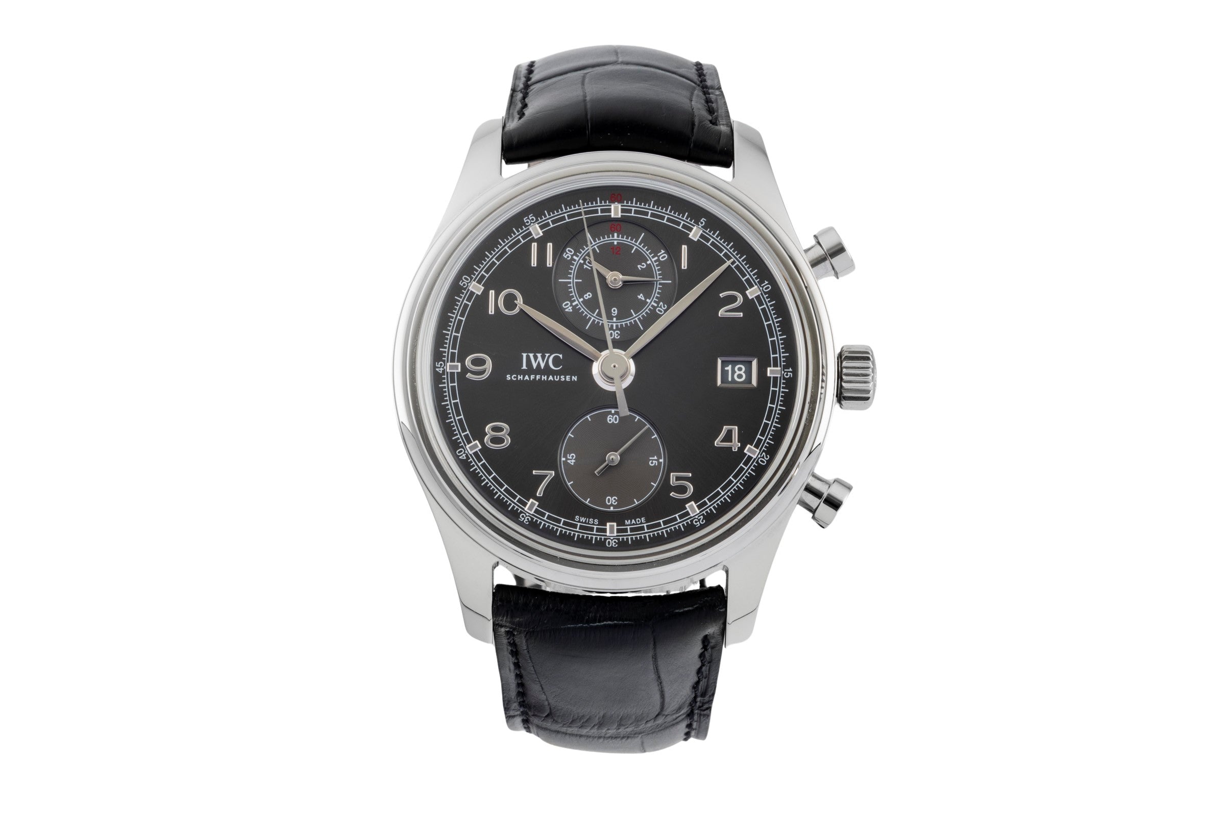 IWC Portugieser chronograph steel automatic men's watch IW390404  [2603356]