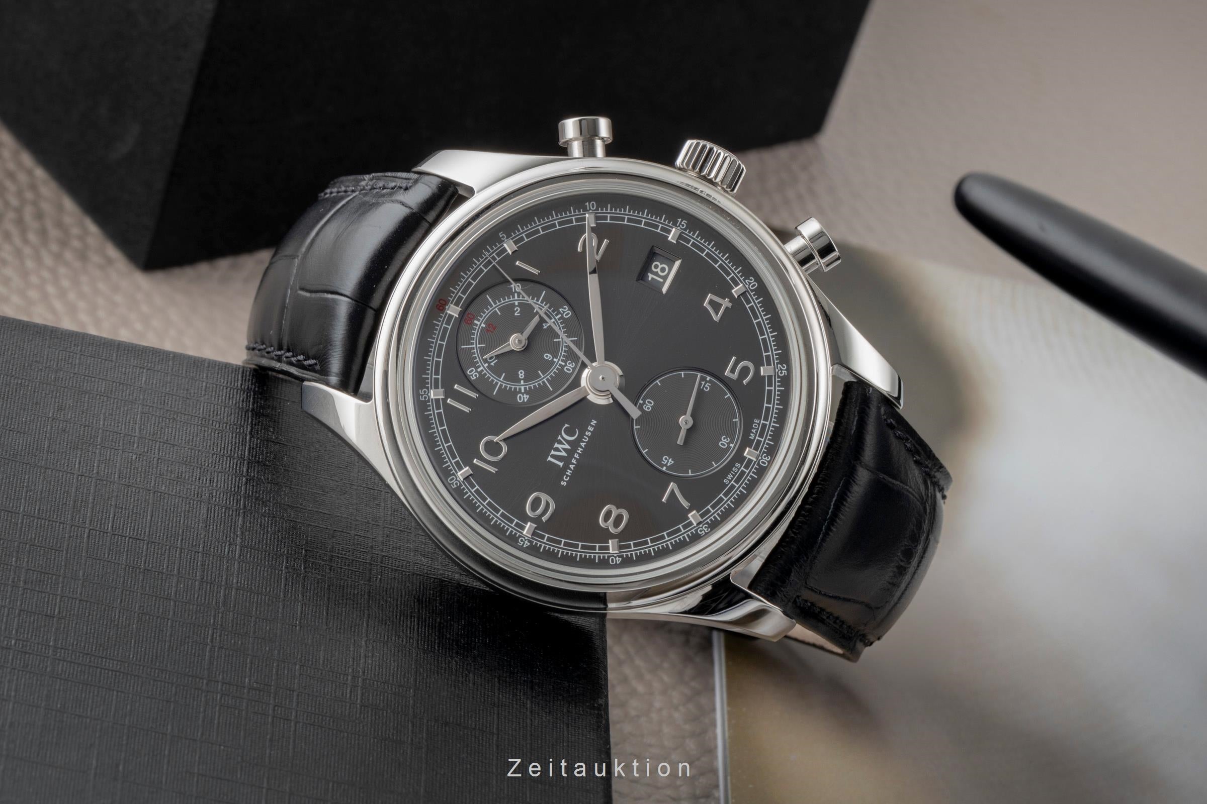 IWC Portugieser chronograph steel automatic men's watch IW390404  [2603356]