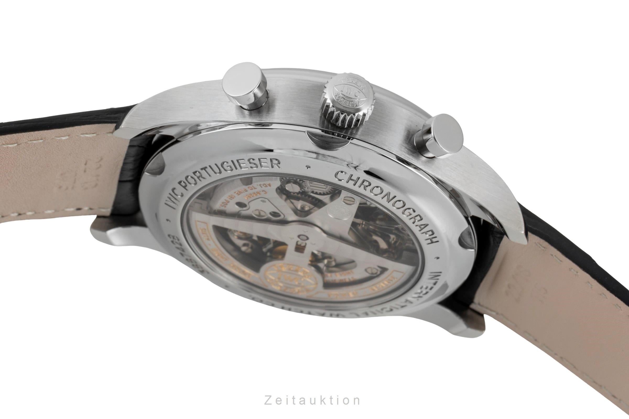 IWC Portugieser chronograph steel automatic men's watch IW390404  [2603356]