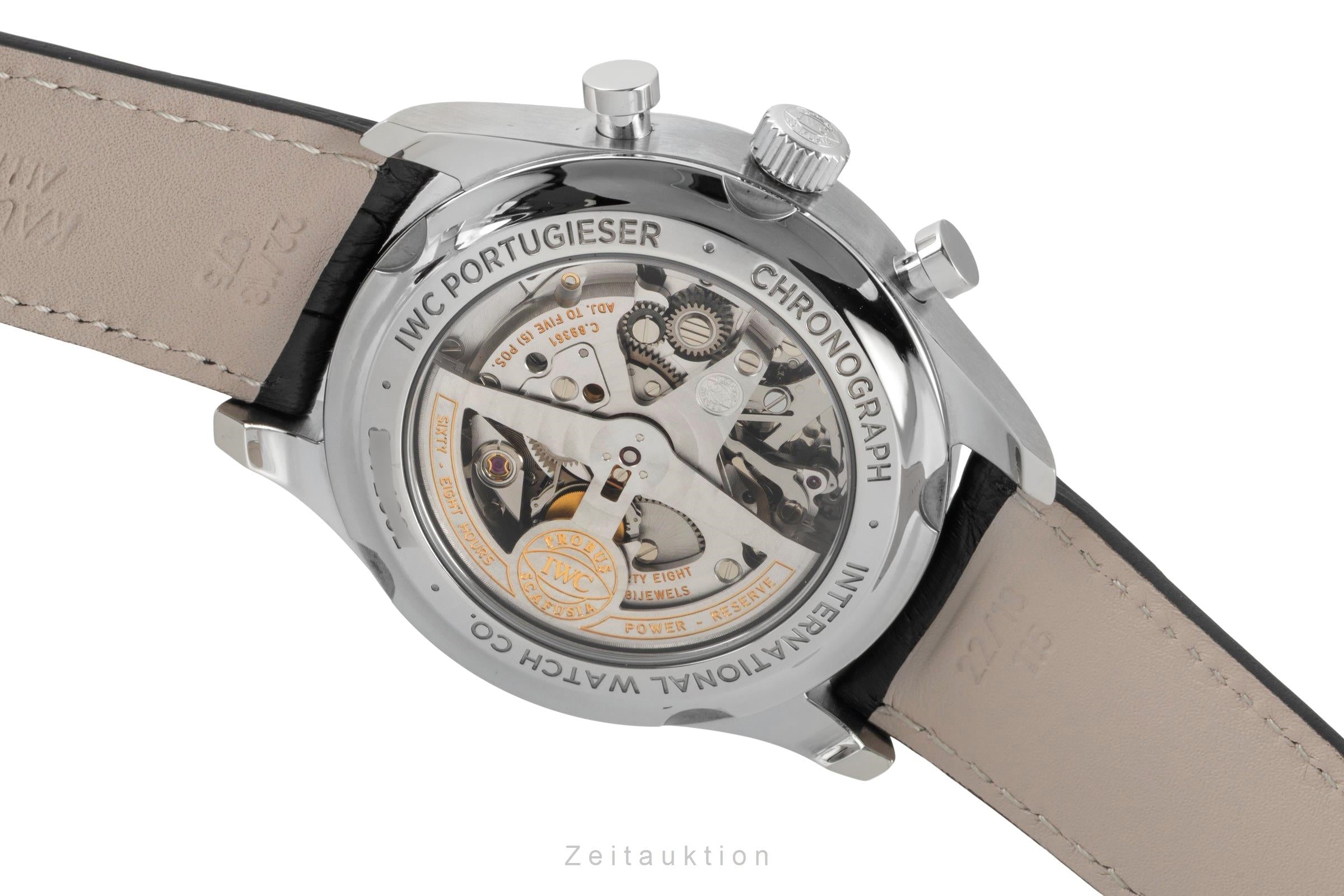 IWC Portugieser chronograph steel automatic men's watch IW390404  [2603356]