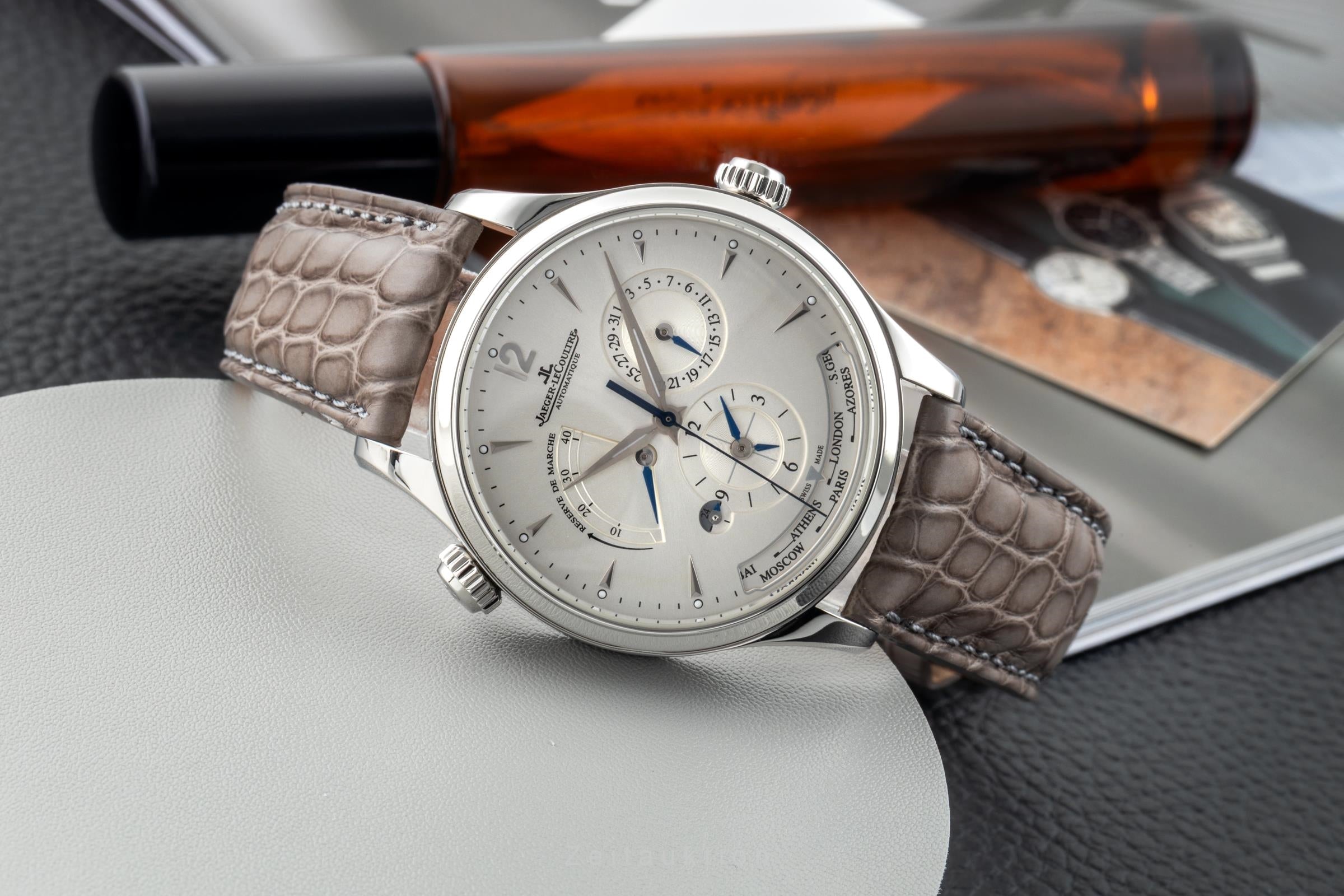 Jaeger-LeCoultre Master Geographic Automatik Ref. Q1428421 176.8.29.S Papers [2603361]