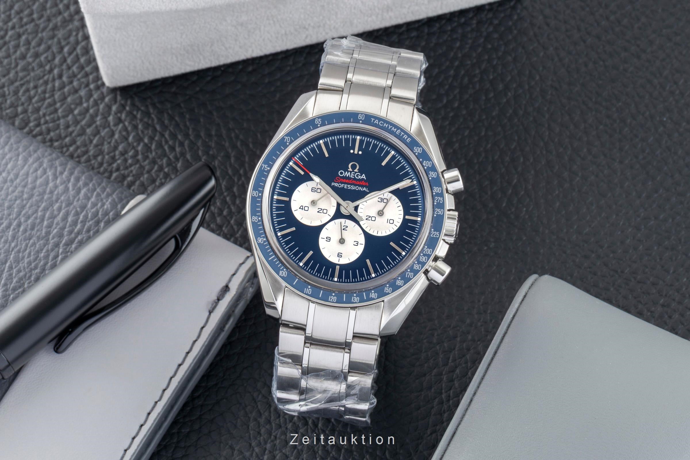 Omega Speedmaster Moonwatch Tokyo 2020 Blue Chronograph Ref. 522.30.42.30.03.001 [2603362]