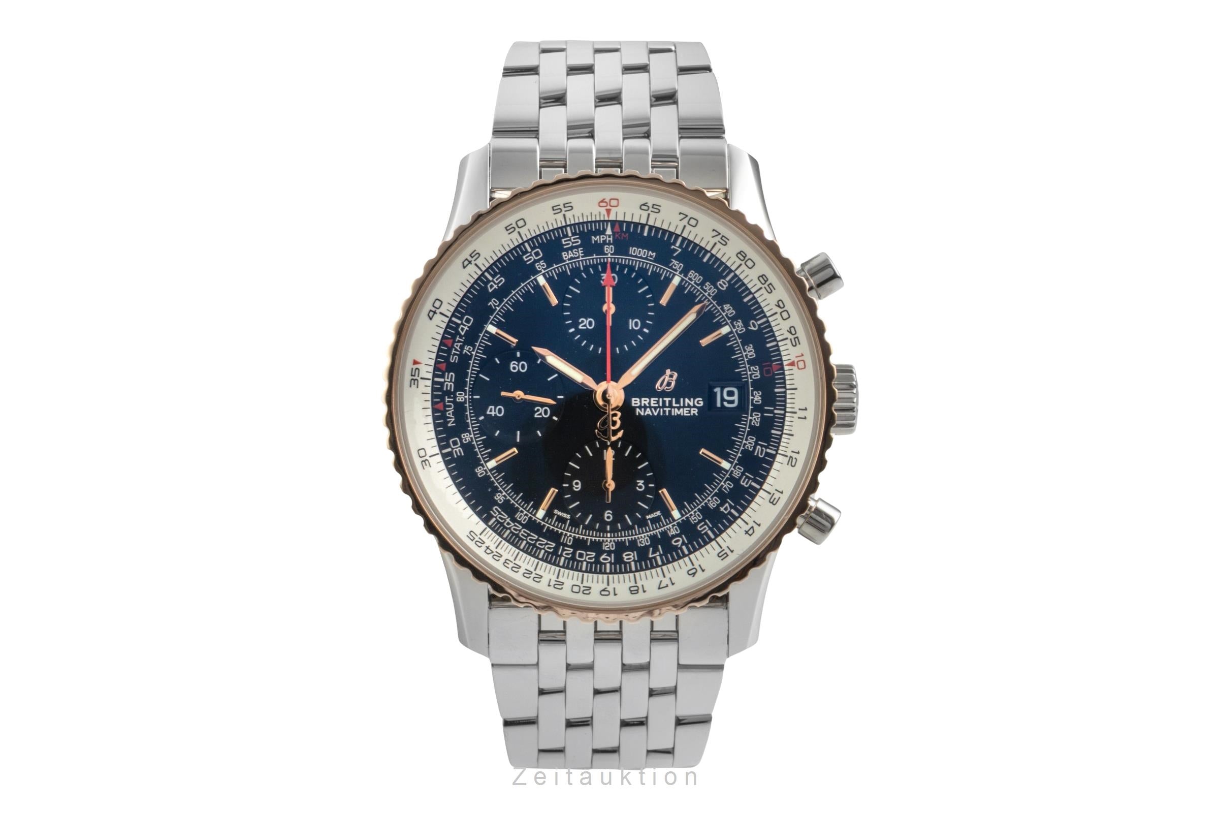 Breitling Navitimer 01 chronograph steel / gold automatic men's watch U13324211B1A1  [2603364]