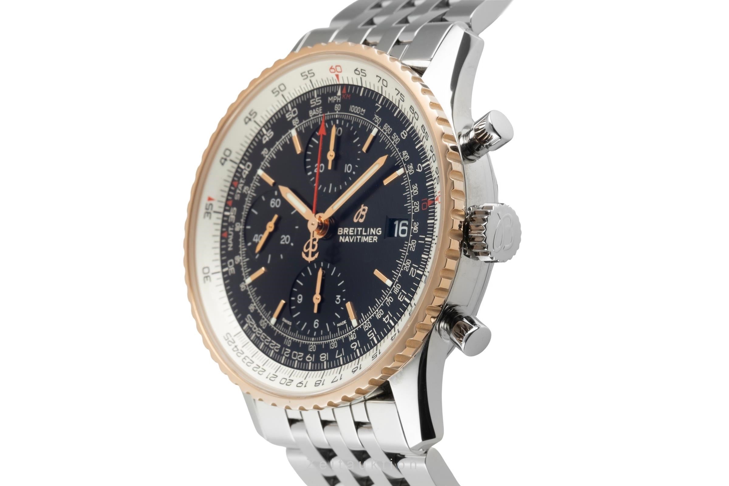 Breitling Navitimer 01 chronograph steel / gold automatic men's watch U13324211B1A1  [2603364]