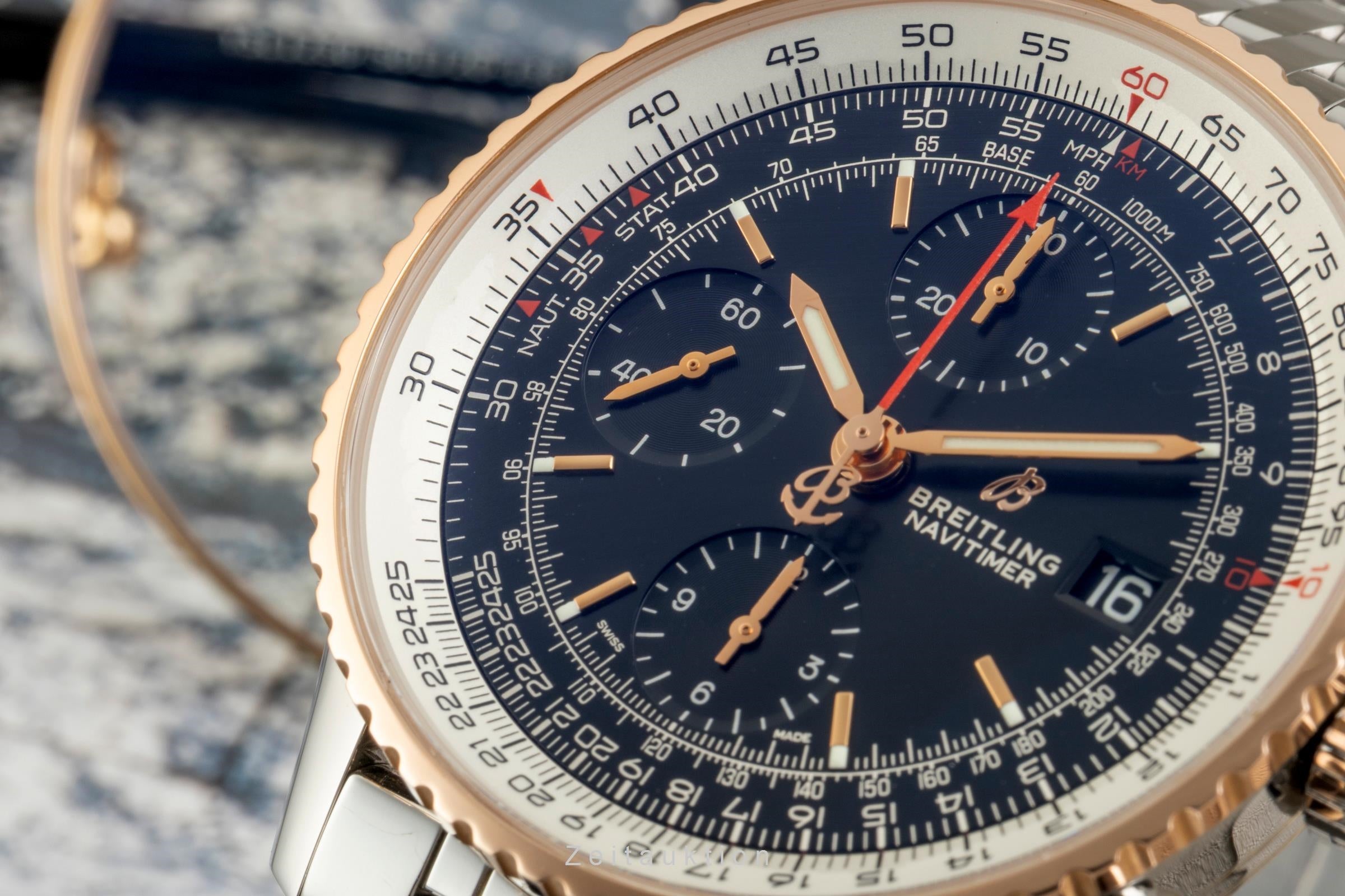 Breitling Navitimer 01 chronograph steel / gold automatic men's watch U13324211B1A1  [2603364]