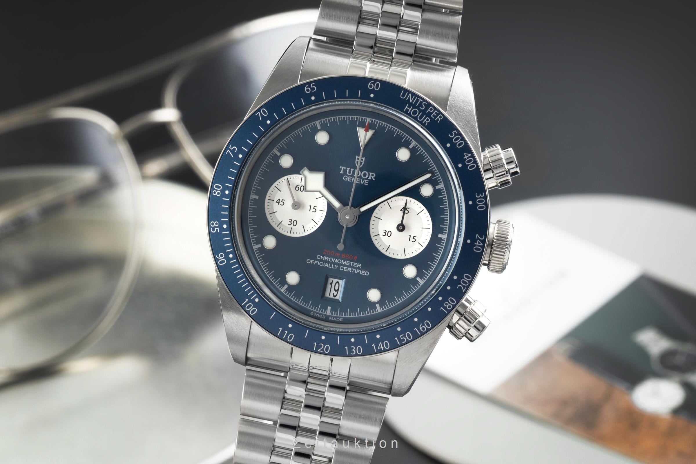 Tudor Black Bay chronograph steel automatic men's watch M79360B-0002 LP: 6230EUR  [2603367]