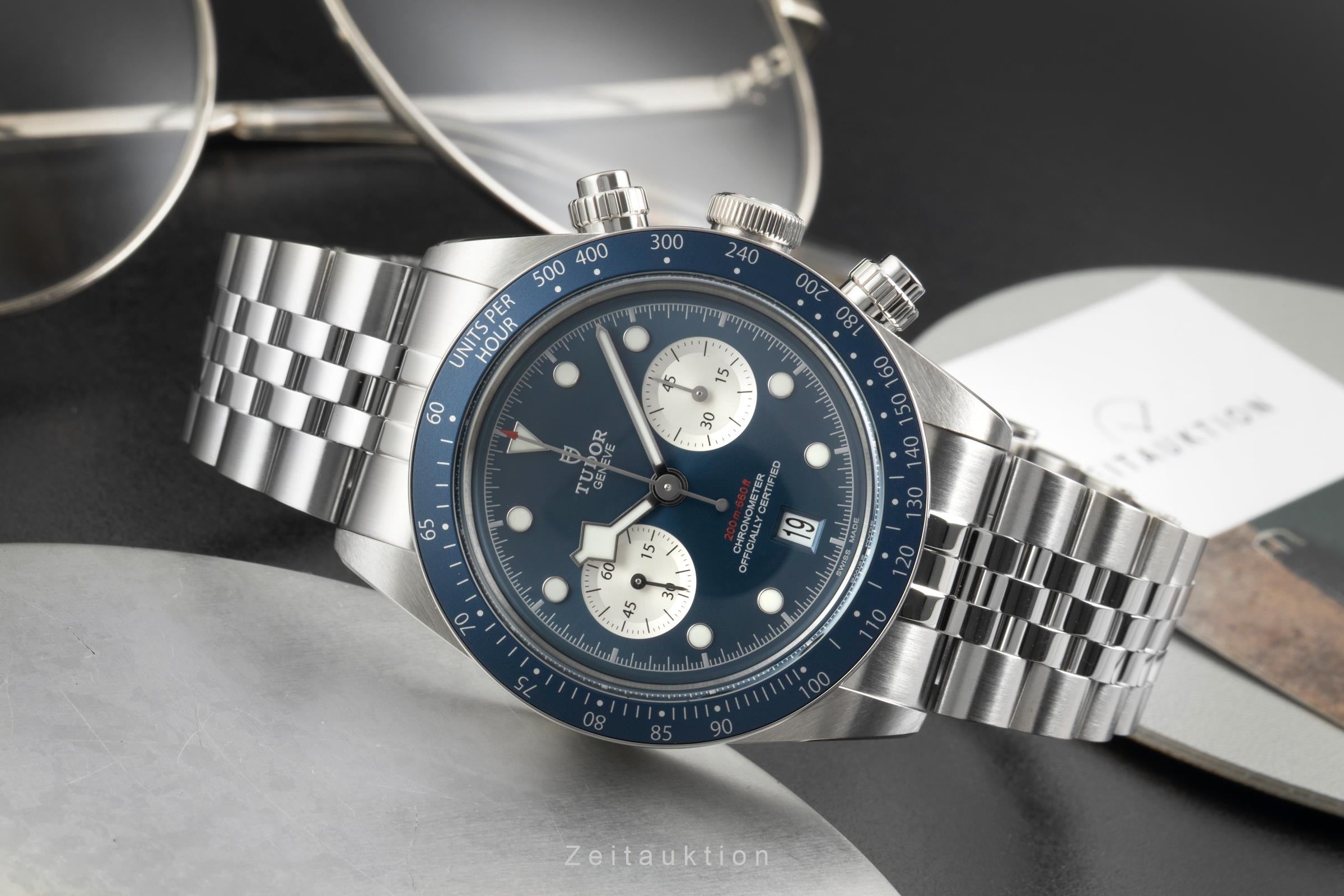 Tudor Black Bay chronograph steel automatic men's watch M79360B-0002 LP: 6230EUR  [2603367]