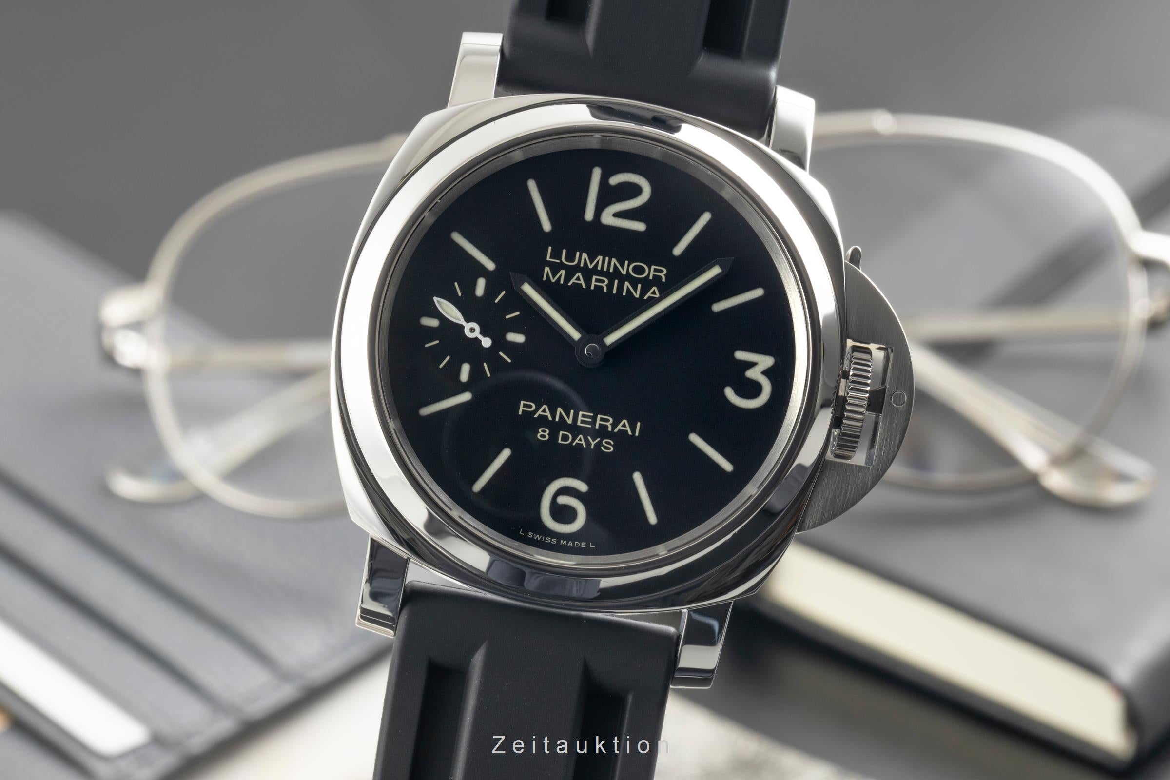 Panerai Luminor Marina acero cuerda manual reloj para caballeros PAM00510  [2603368]