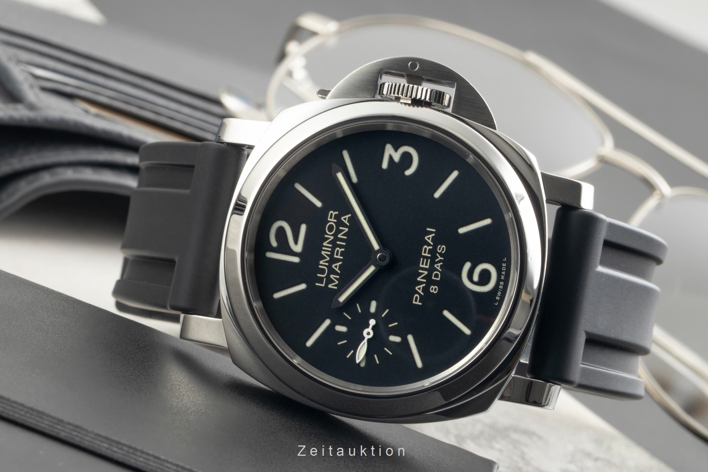 Panerai Luminor Marina acero cuerda manual reloj para caballeros PAM00510  [2603368]