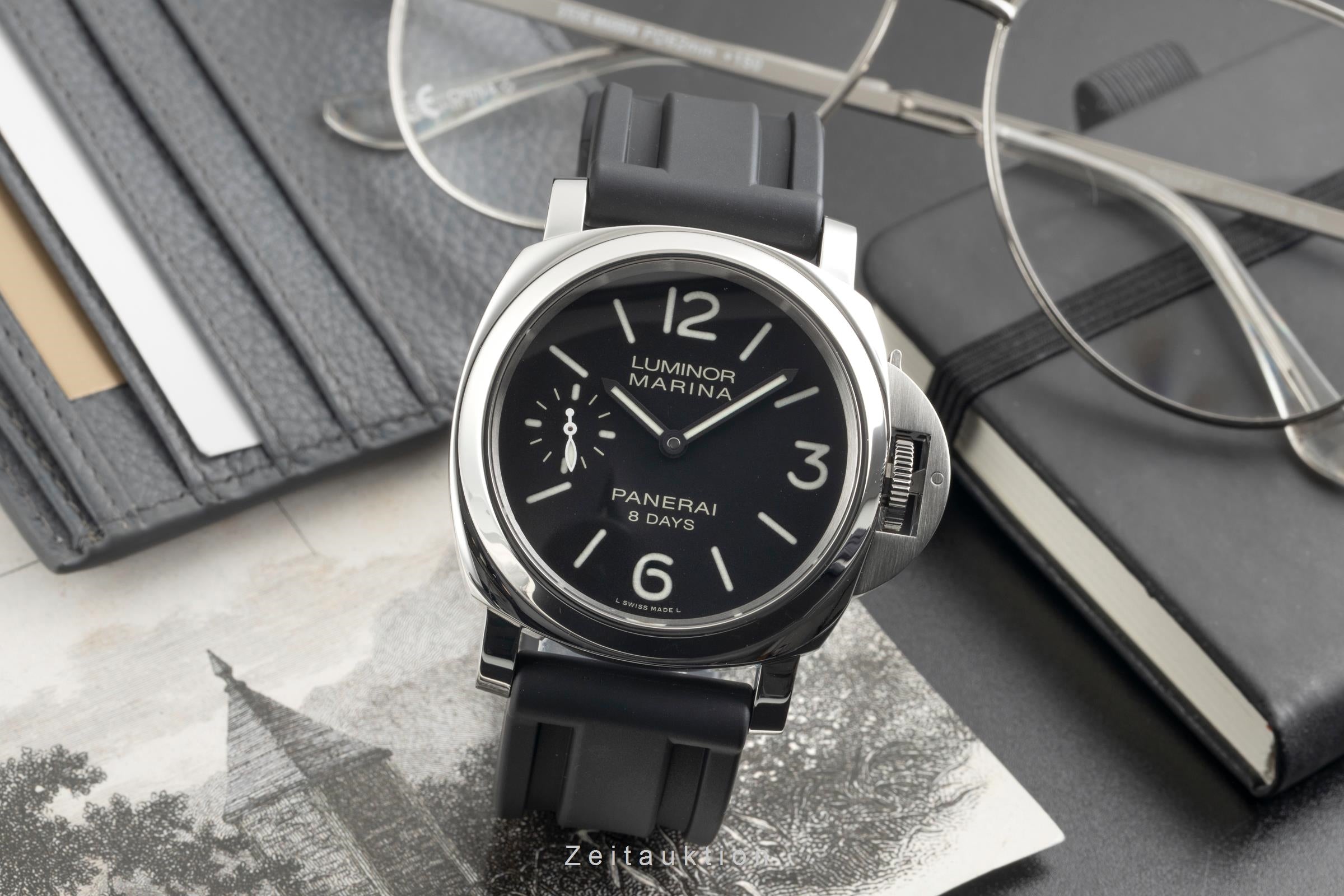 Panerai Luminor Marina acero cuerda manual reloj para caballeros PAM00510  [2603368]