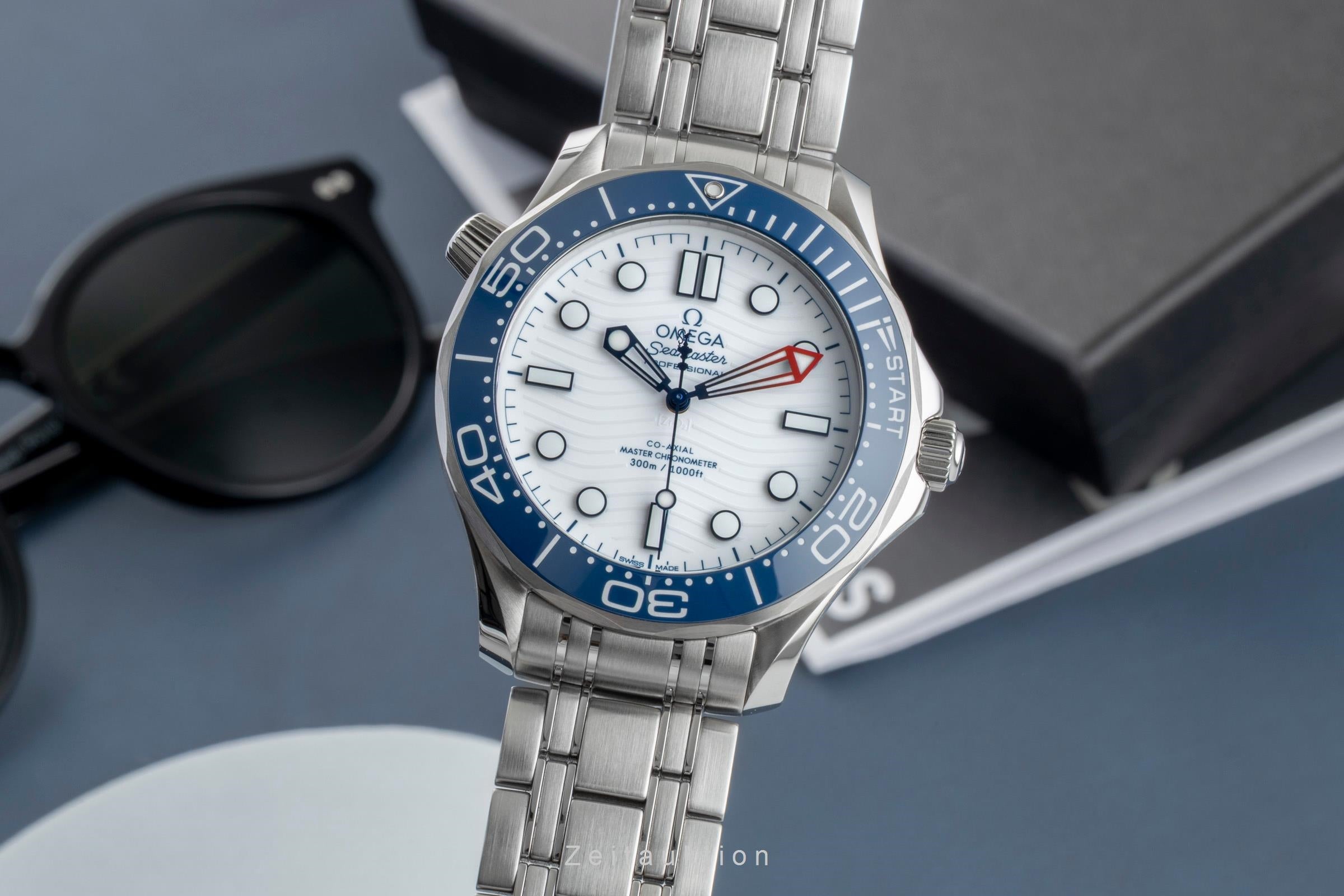 Omega Seamaster acero automático reloj para caballeros 210.30.42.20.04.002 LP: 7100EUR  [2603369]