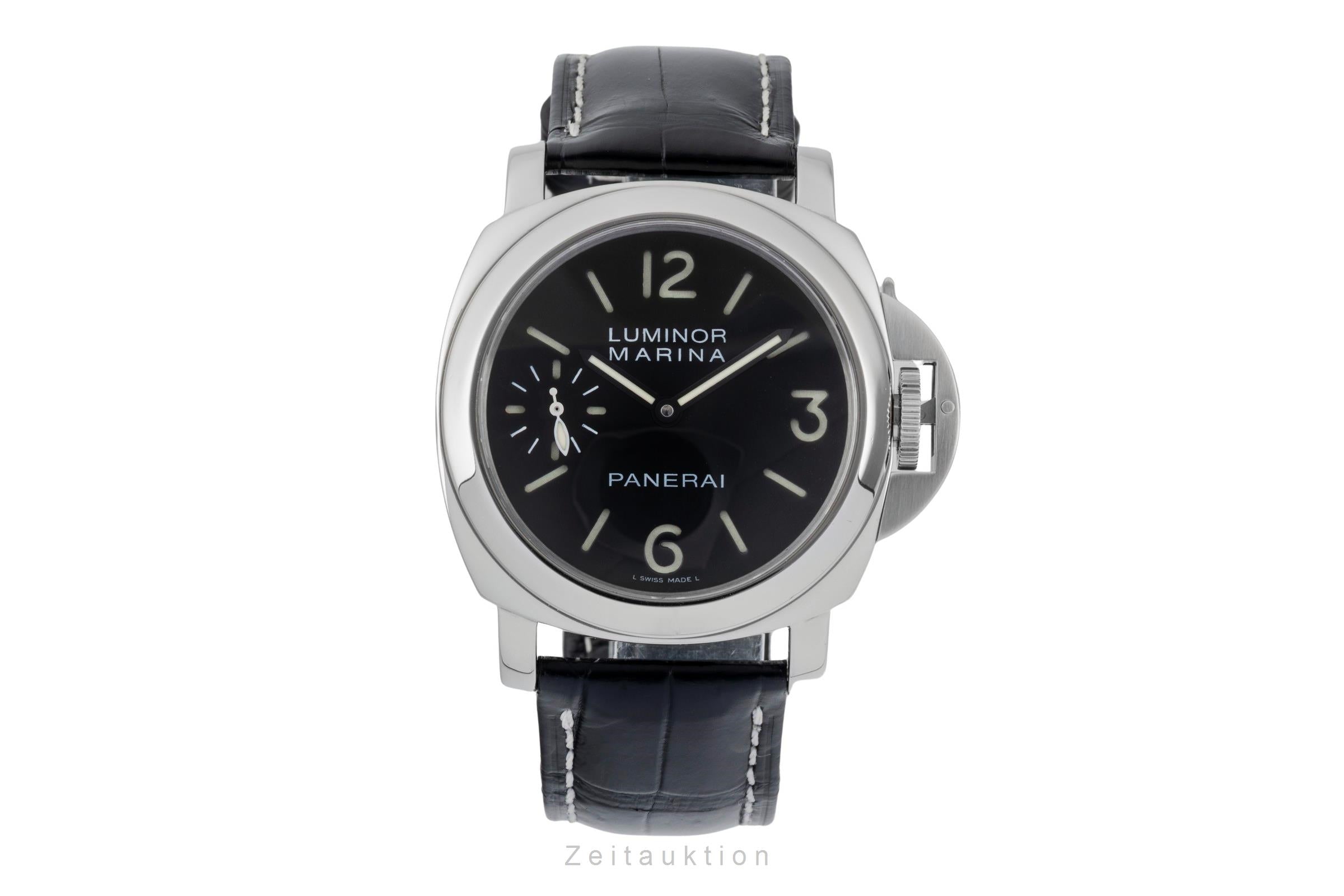 Panerai Luminor Marina Edelstahl Automatik Herrenuhr Ref. PAM00111 B&P 2015 [2603370]