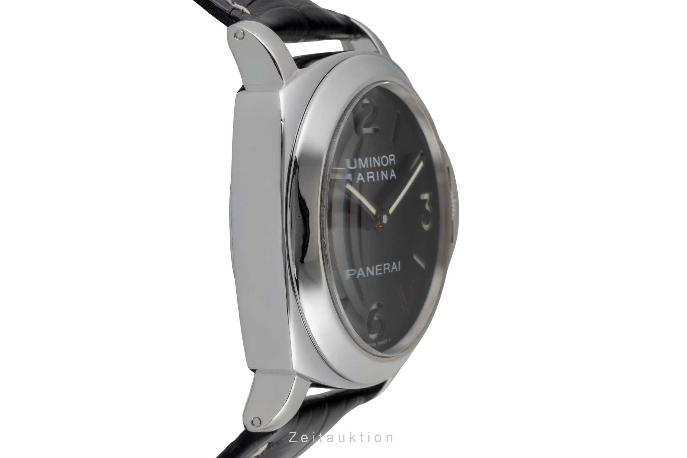 Panerai Luminor Marina Edelstahl Automatik Herrenuhr Ref. PAM00111 B&P 2015 [2603370]