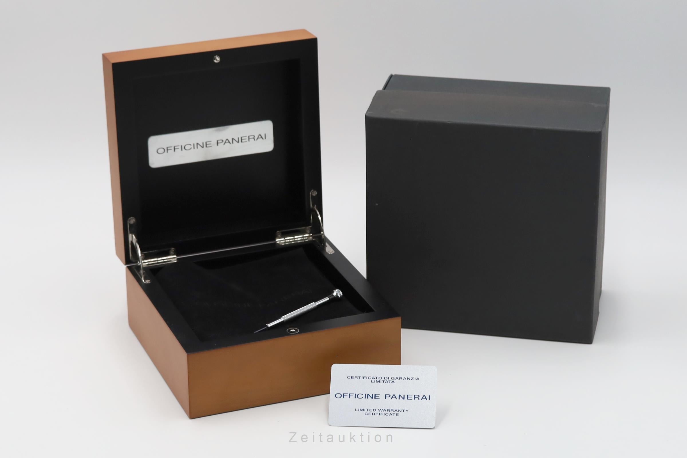 Panerai Luminor Marina Edelstahl Automatik Herrenuhr Ref. PAM00111 B&P 2015 [2603370]