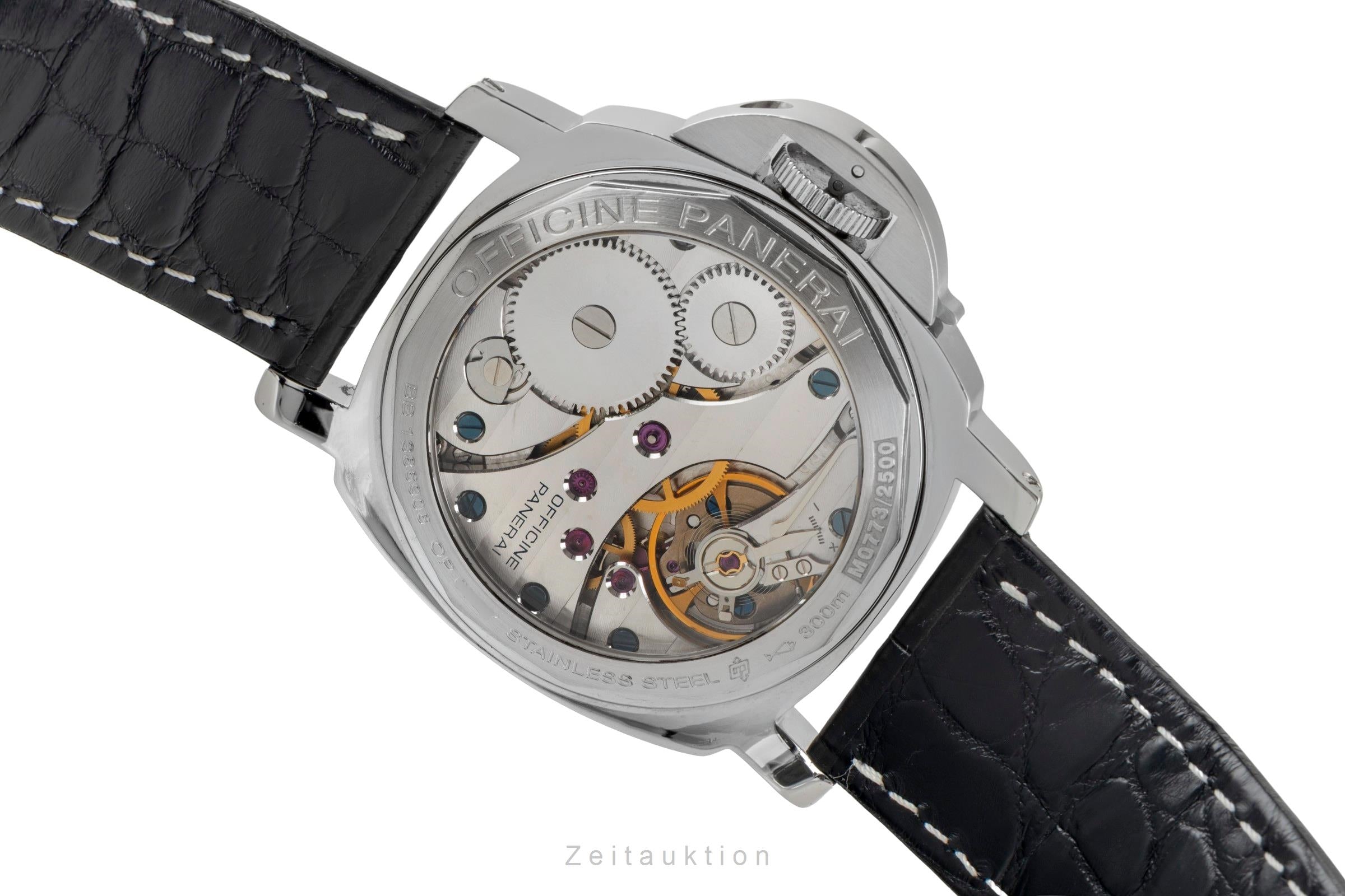 Panerai Luminor Marina Edelstahl Automatik Herrenuhr Ref. PAM00111 B&P 2015 [2603370]