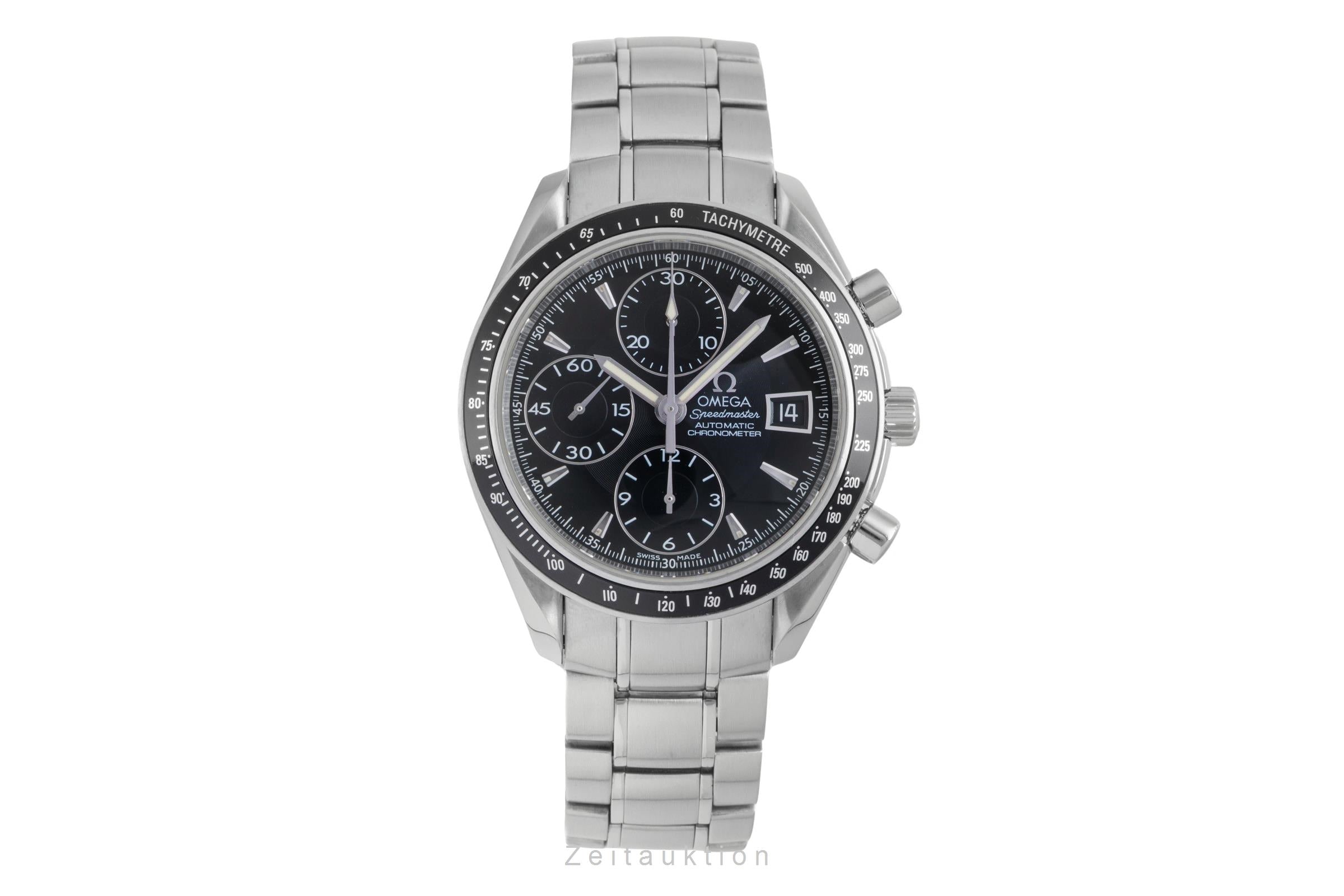 Omega Speedmaster Date Chronograph Stahl Automatik Ref. 3210.50.00 B&P 2021 [2603372]