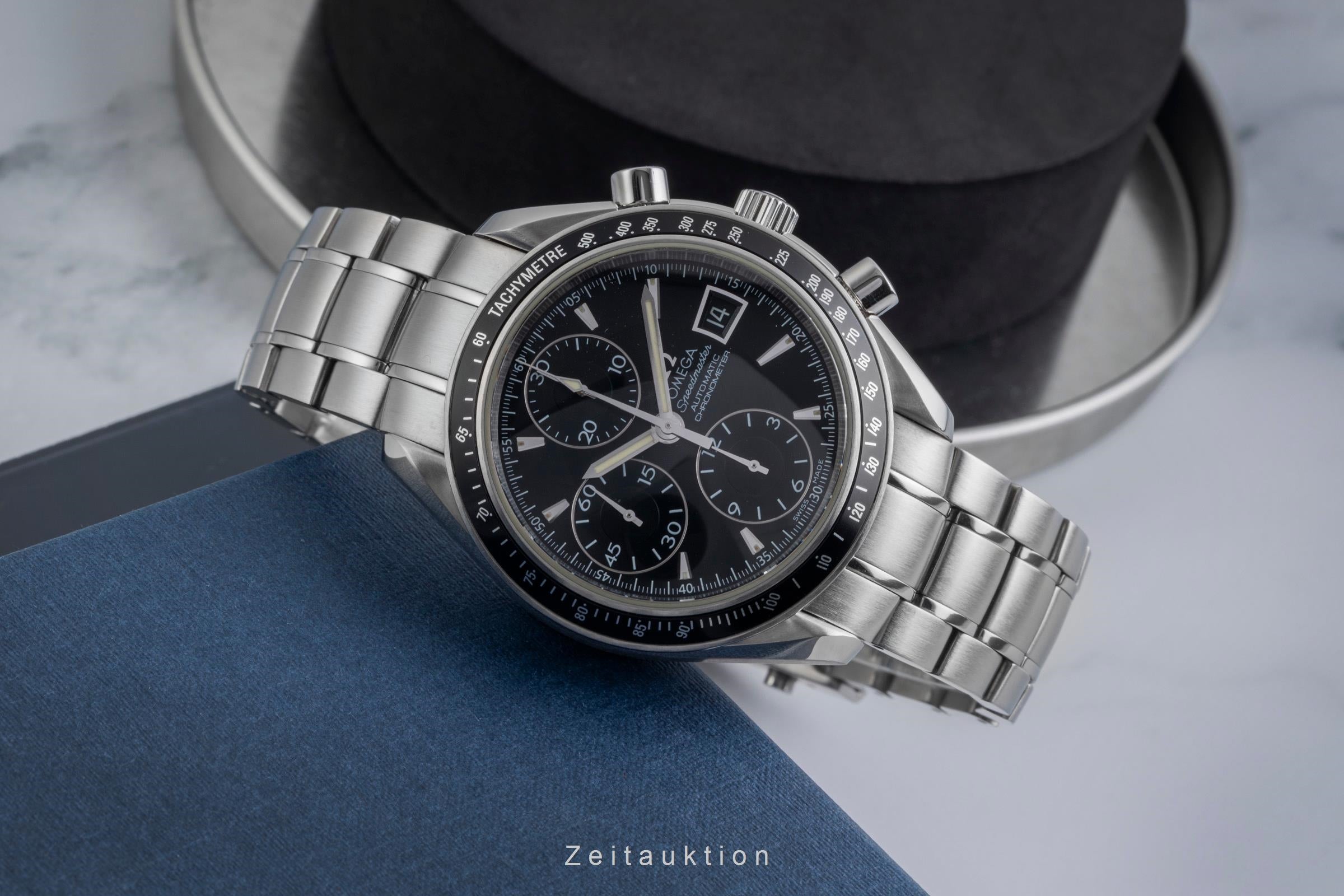 Omega Speedmaster chronograph steel automatic Kal. 1164 Ref