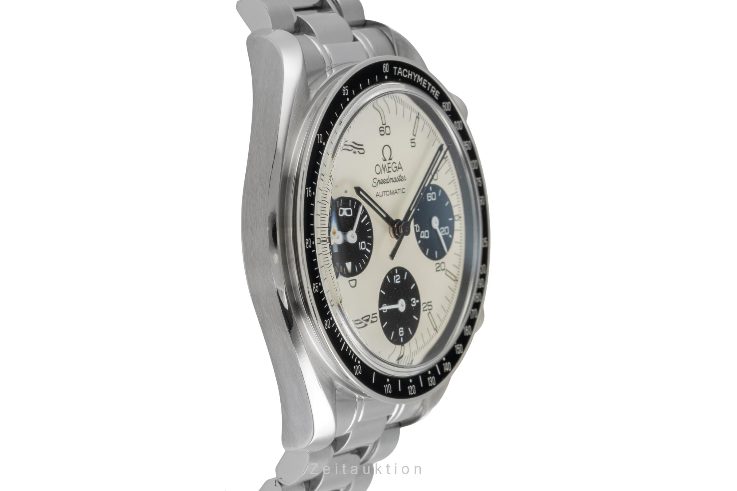 Omega Speedmaster chronograph steel automatic Kal. 3220 Ref