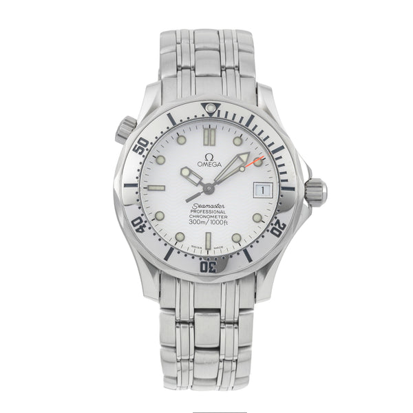 Omega Seamaster 300 White Dial Automatik Edelstahl Herrenuhr Ref. 2552.20.00 [2603378]