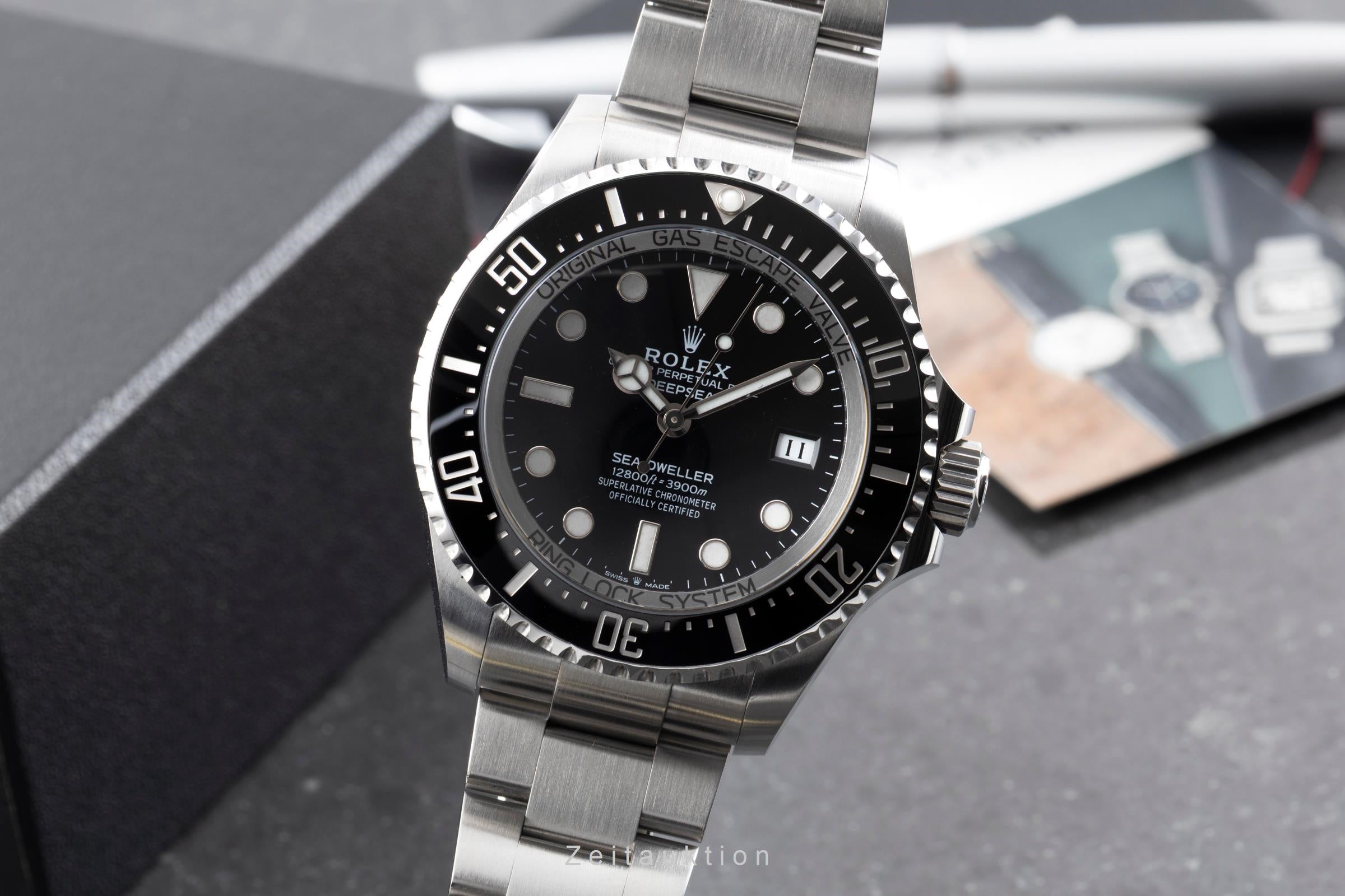Rolex Sea-Dweller Deepsea Black Dial Edelstahl Automatik Herrenuhr Ref. 136660  [2603383]