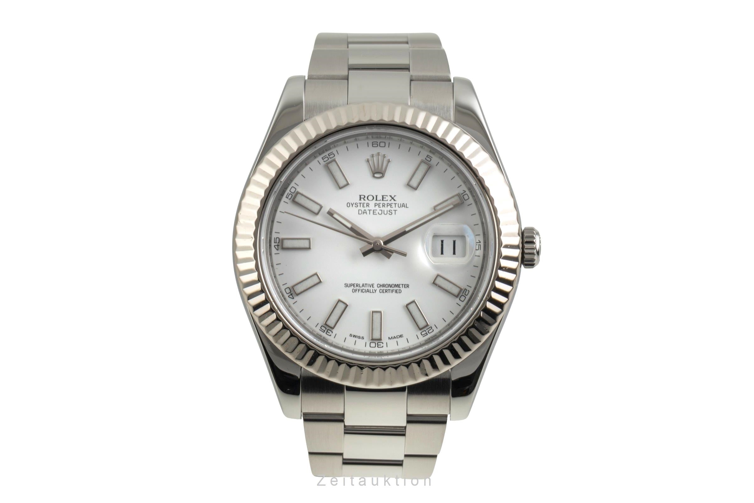 Rolex Datejust steel / gold automatic men's watch 116334  [2603384]