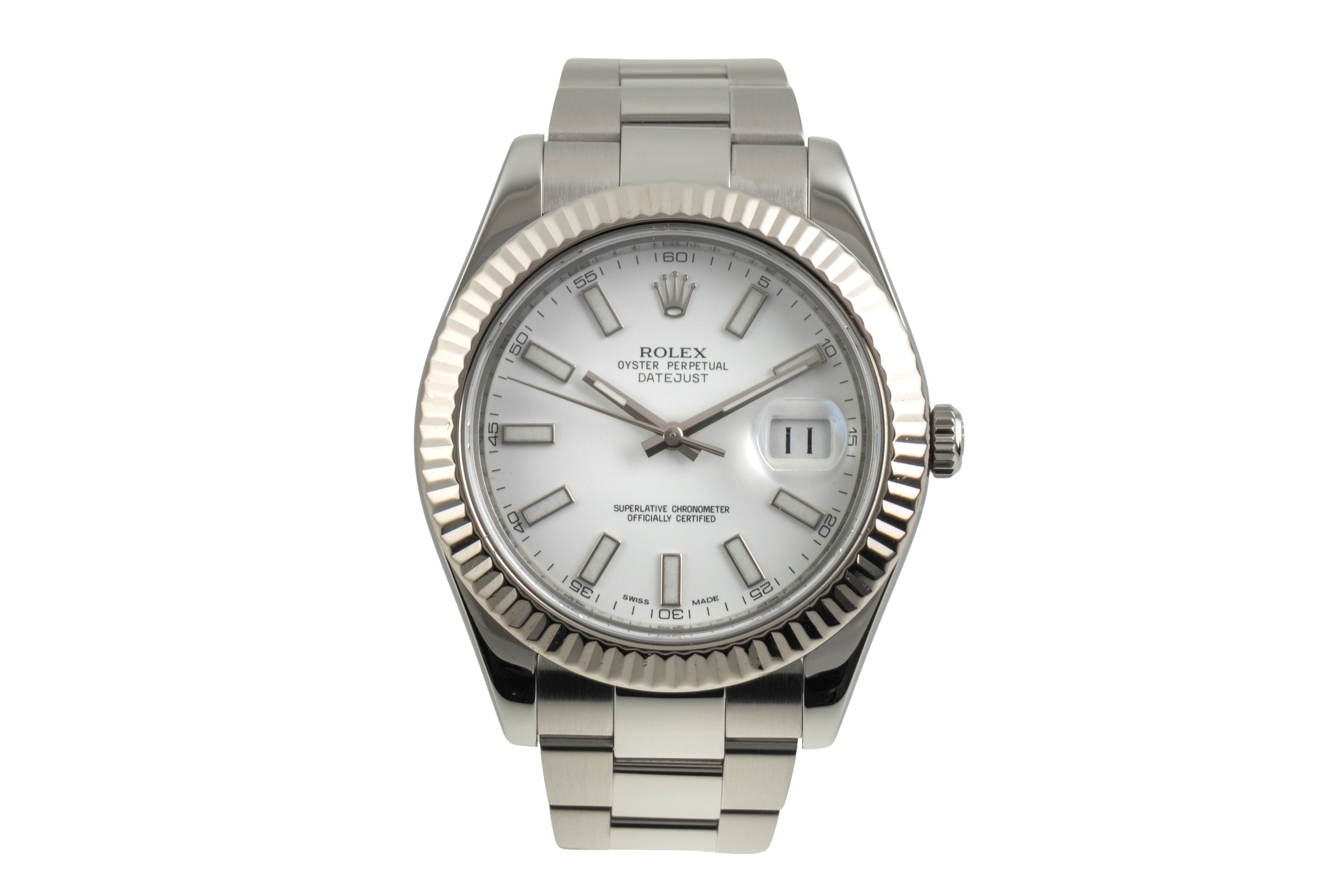 Rolex Datejust steel / gold automatic men's watch 116334  [2603384]
