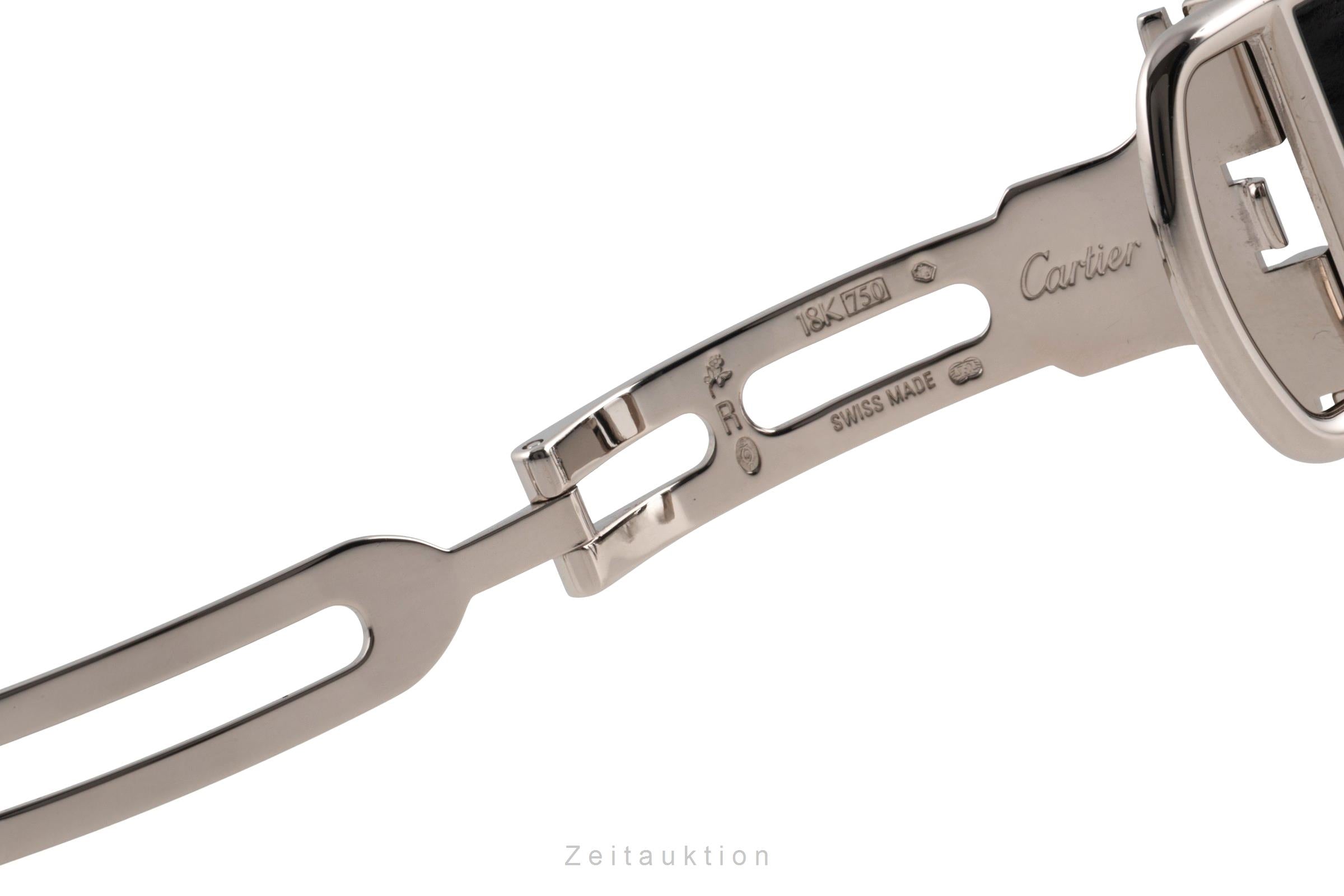 Cartier Santos Dumont oro blanco de 18 quilates cuerda manual reloj para caballeros W2007051  [2603385]