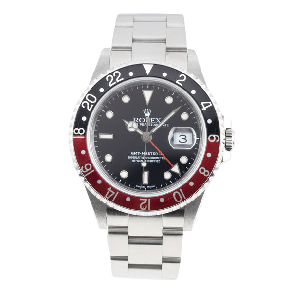 Rolex GMT-Master II steel automatic men's watch 16710  [2603388]