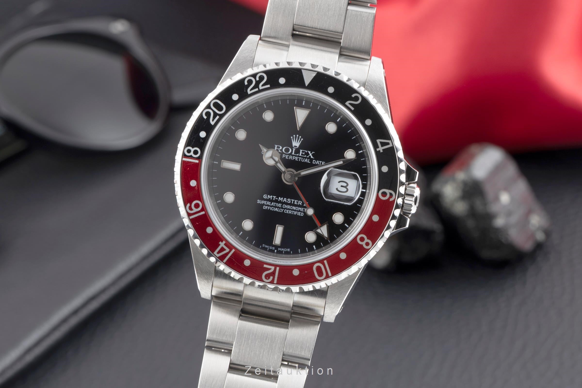 Rolex GMT-Master II steel automatic men's watch 16710  [2603388]