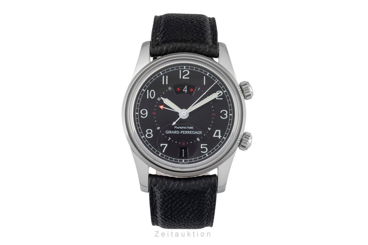 Girard Perregaux Traveller steel automatic men's watch 49400.0.11.615  [2603389]