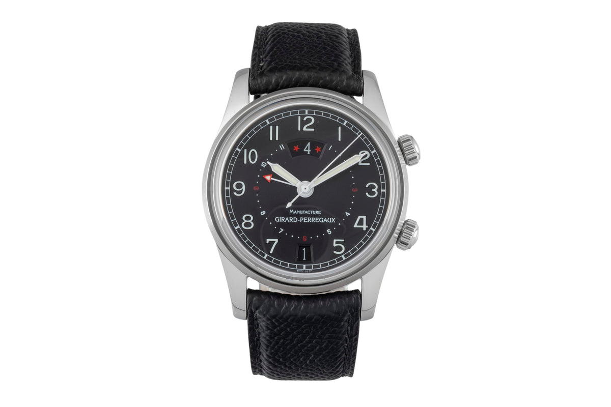 Girard Perregaux Traveller steel automatic men's watch 49400.0.11.615  [2603389]