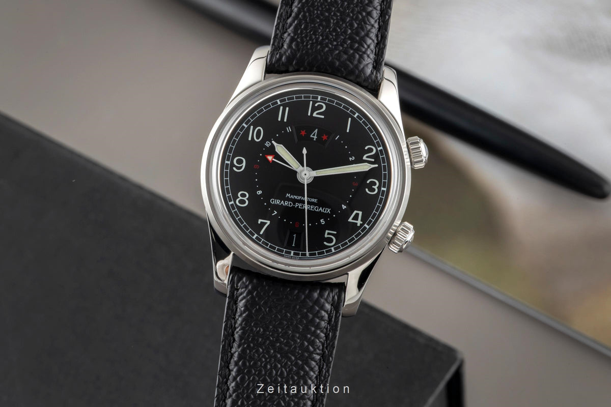 Girard Perregaux Traveller steel automatic men's watch 49400.0.11.615  [2603389]