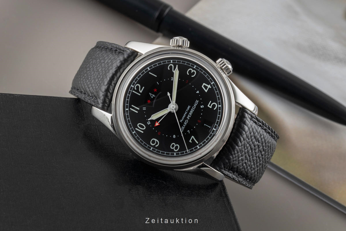 Girard Perregaux Traveller steel automatic men's watch 49400.0.11.615  [2603389]