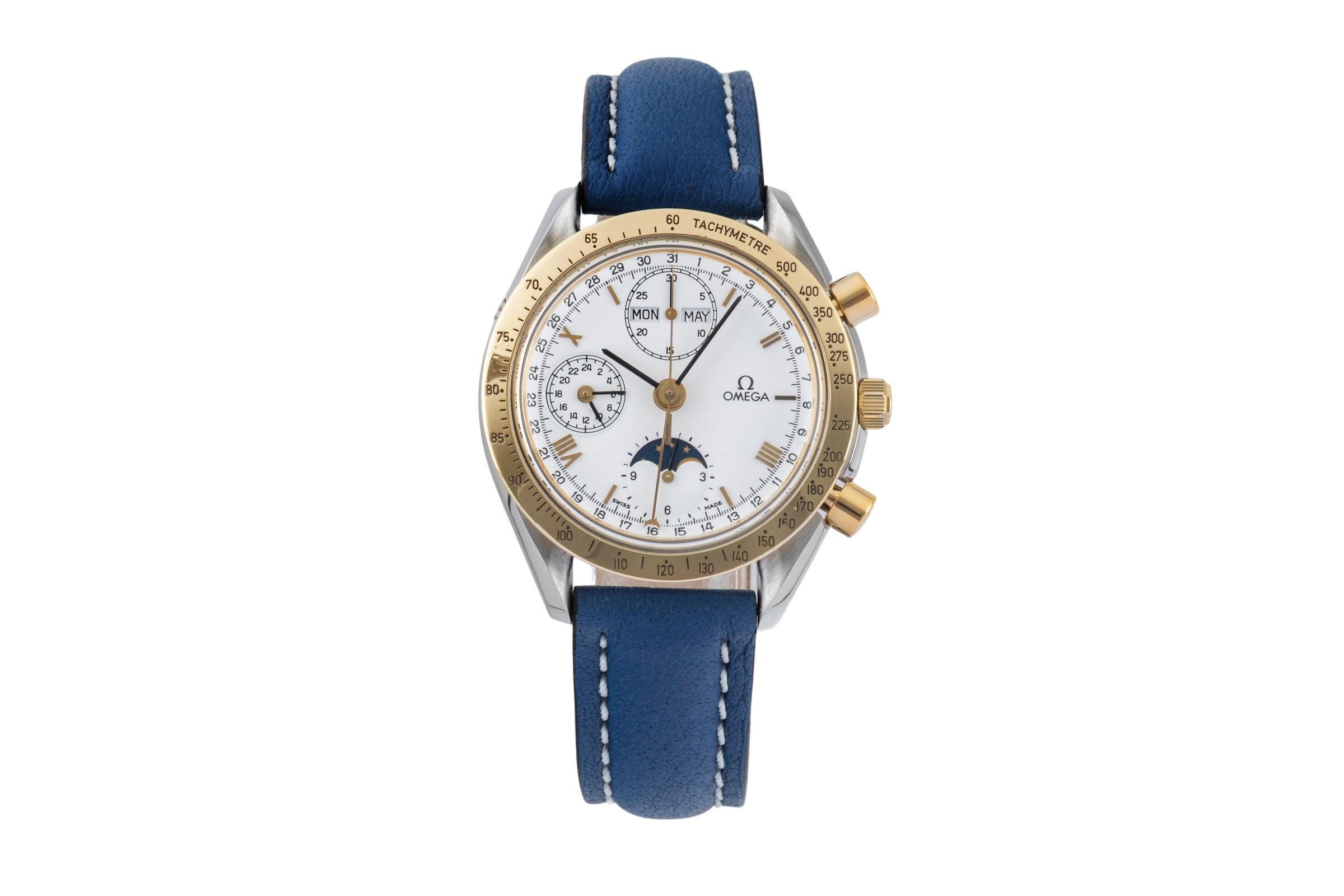 Omega Speedmaster steel / gold automatic men's watch 3330.20.00  [2603394]