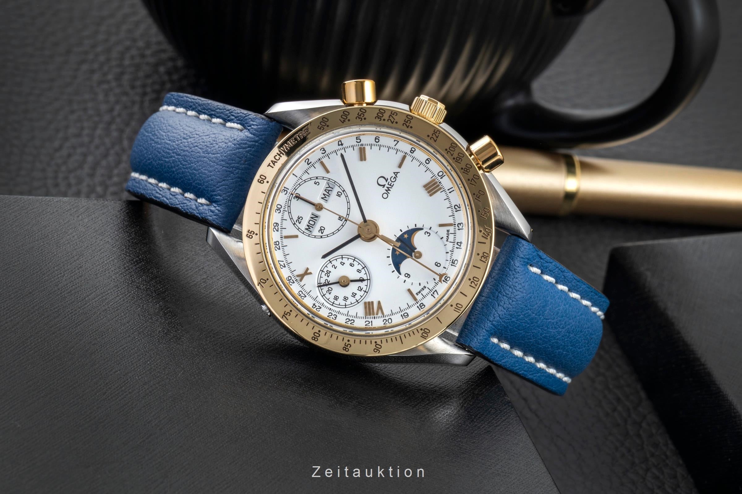 Omega Speedmaster steel / gold automatic men's watch 3330.20.00  [2603394]