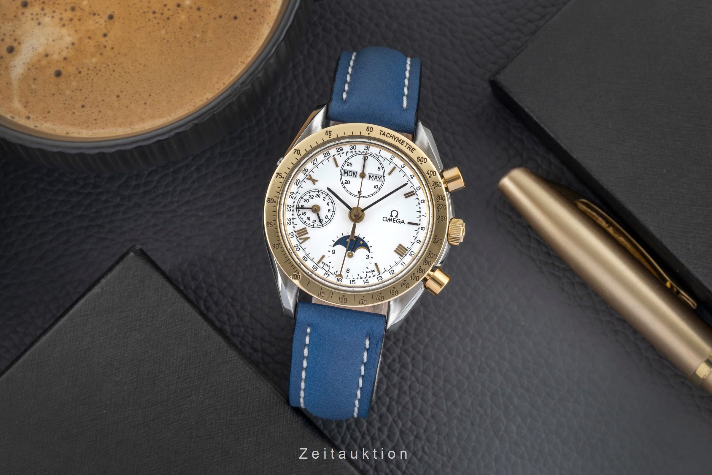 Omega Speedmaster steel / gold automatic men's watch 3330.20.00  [2603394]