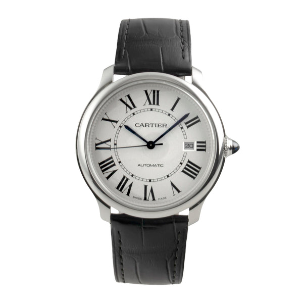 Cartier Ronde steel automatic men's watch WSRN0032  [2603396]