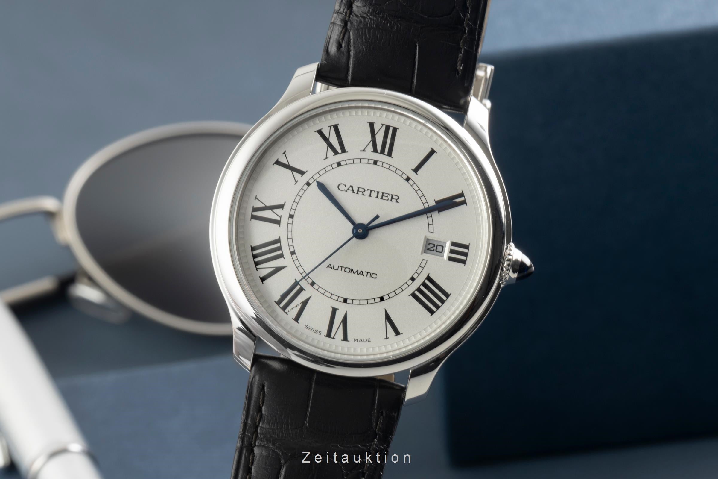 Cartier Ronde steel automatic men's watch WSRN0032  [2603396]