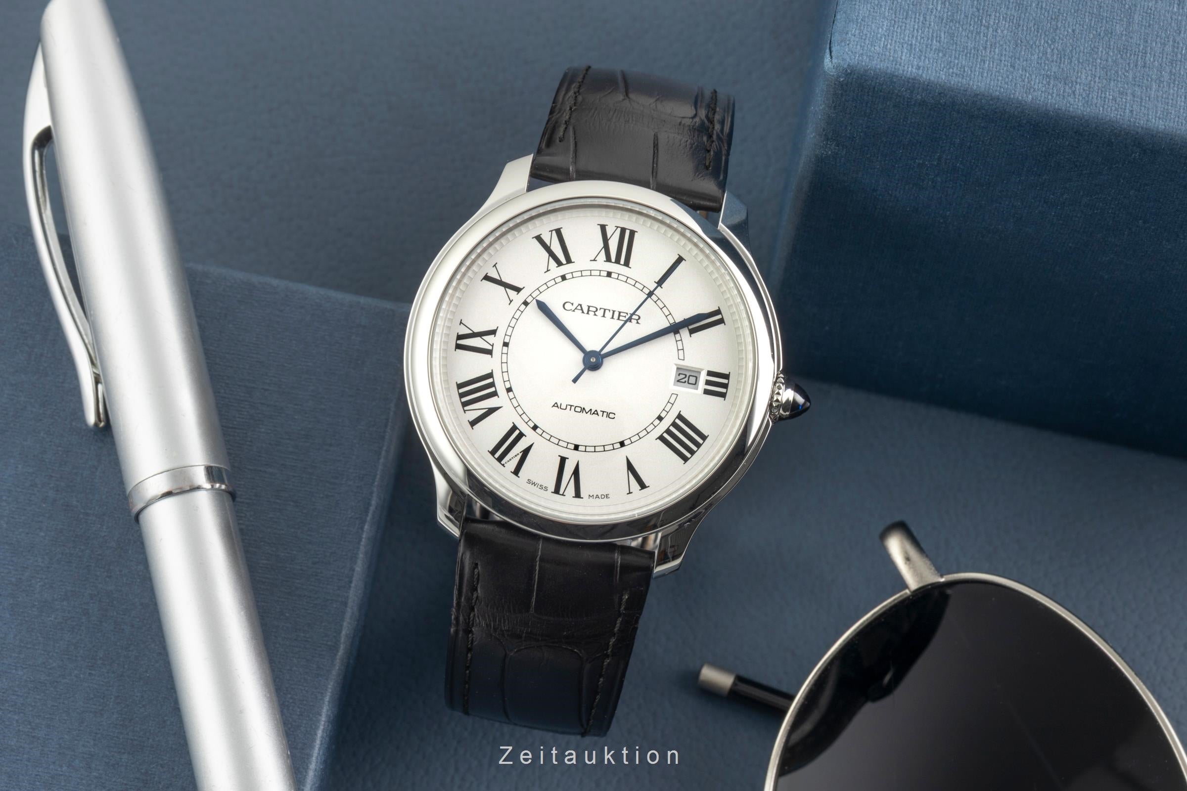 Cartier Ronde steel automatic men's watch WSRN0032  [2603396]