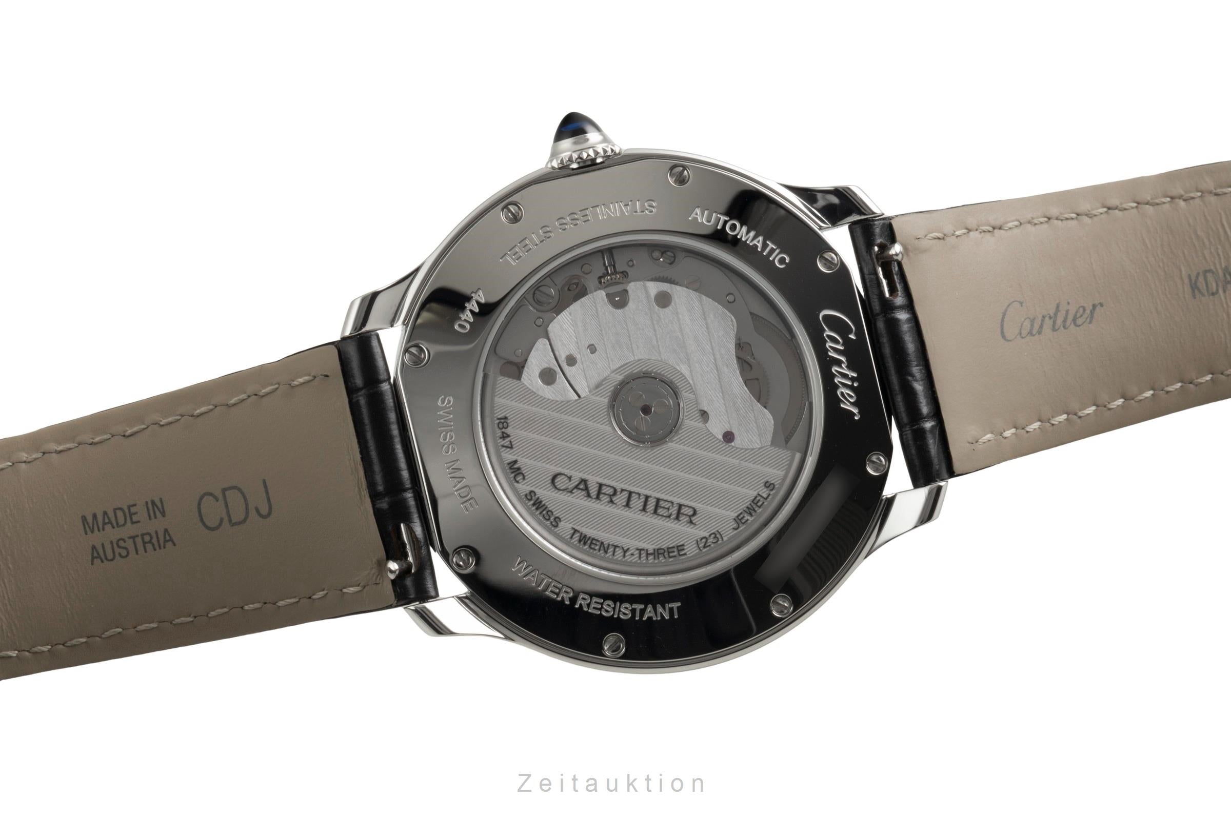 Cartier Ronde steel automatic men's watch WSRN0032  [2603396]