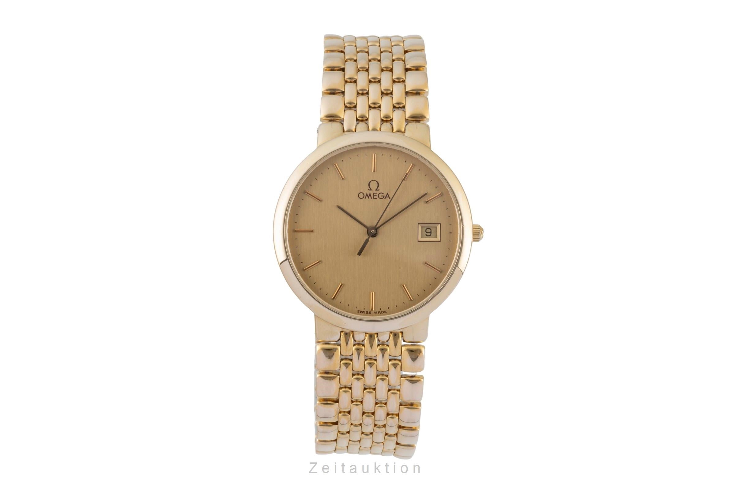 Omega De Ville gilt / steel quartz unisex 396.1012  [2603398]