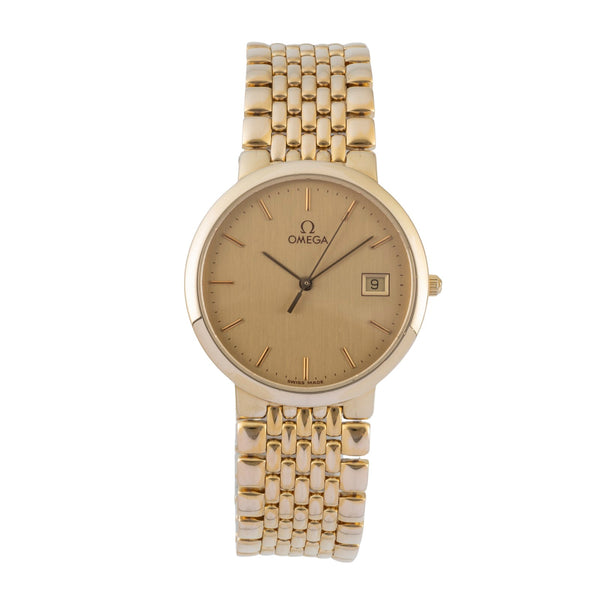 Omega De Ville gilt / steel quartz unisex 396.1012  [2603398]