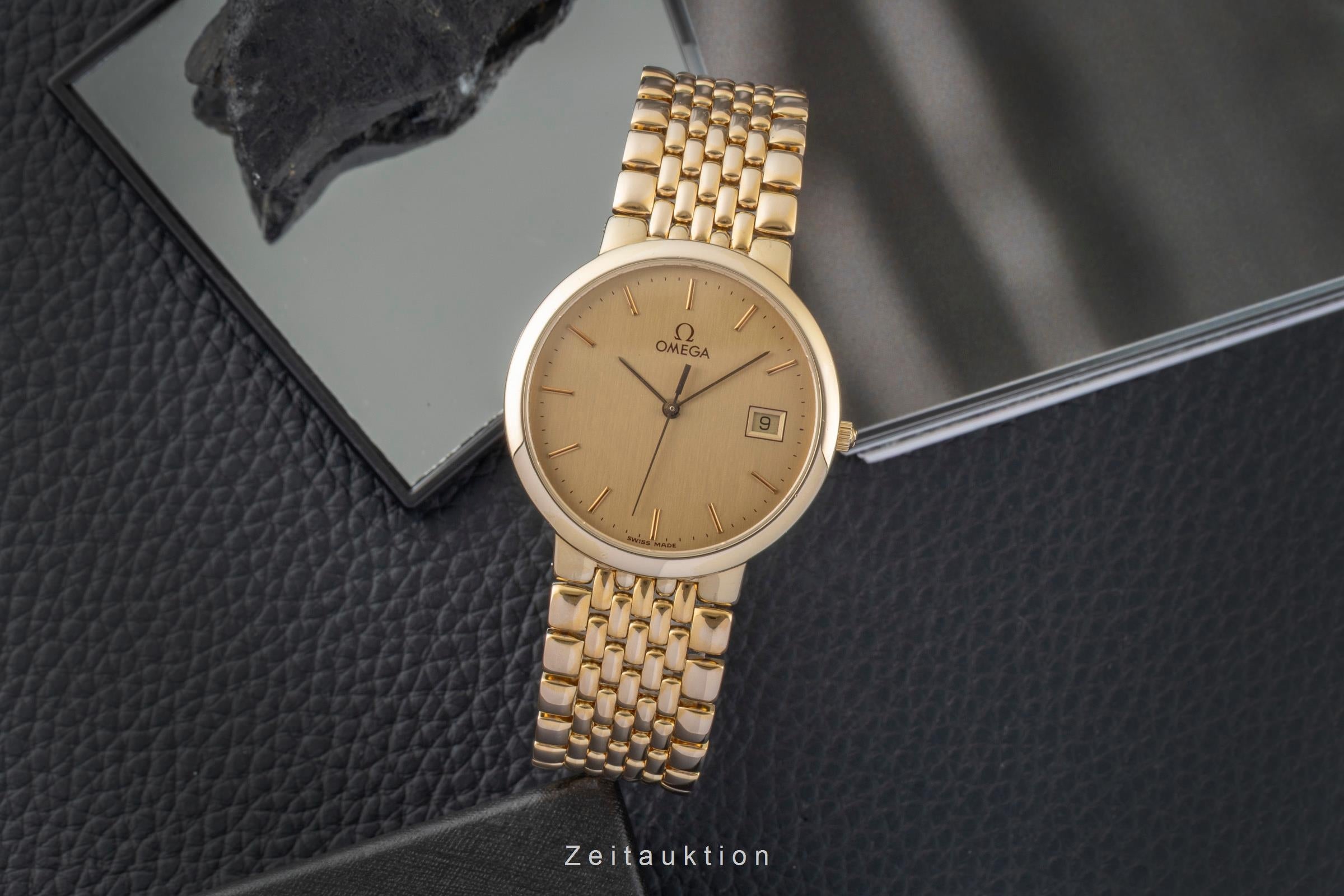 Omega De Ville gilt / steel quartz unisex 396.1012  [2603398]