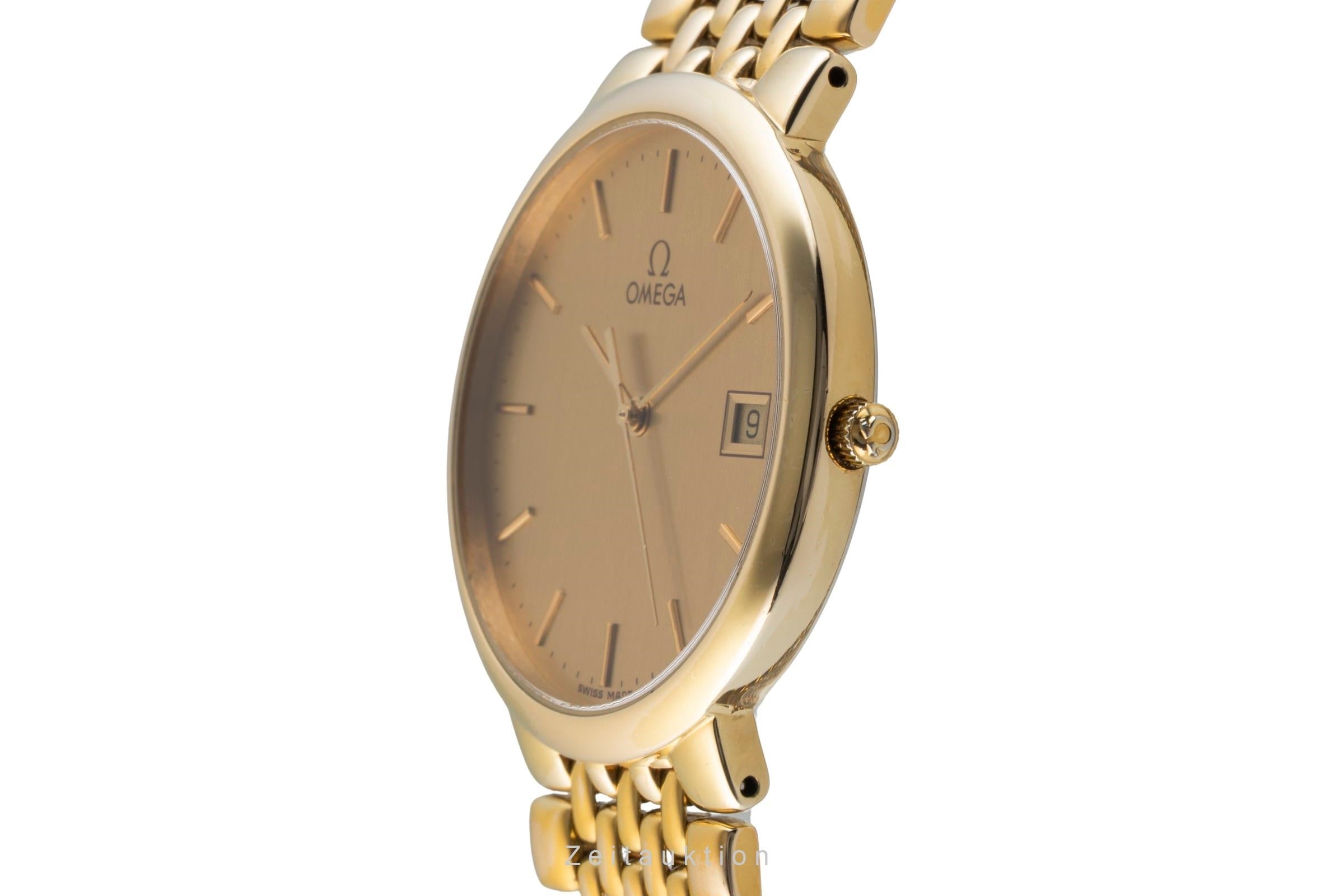 Omega De Ville gilt / steel quartz unisex 396.1012  [2603398]