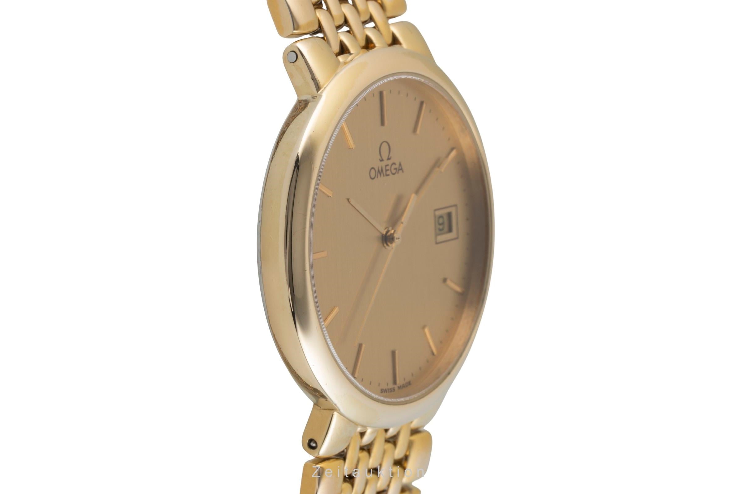 Omega De Ville gilt / steel quartz unisex 396.1012  [2603398]